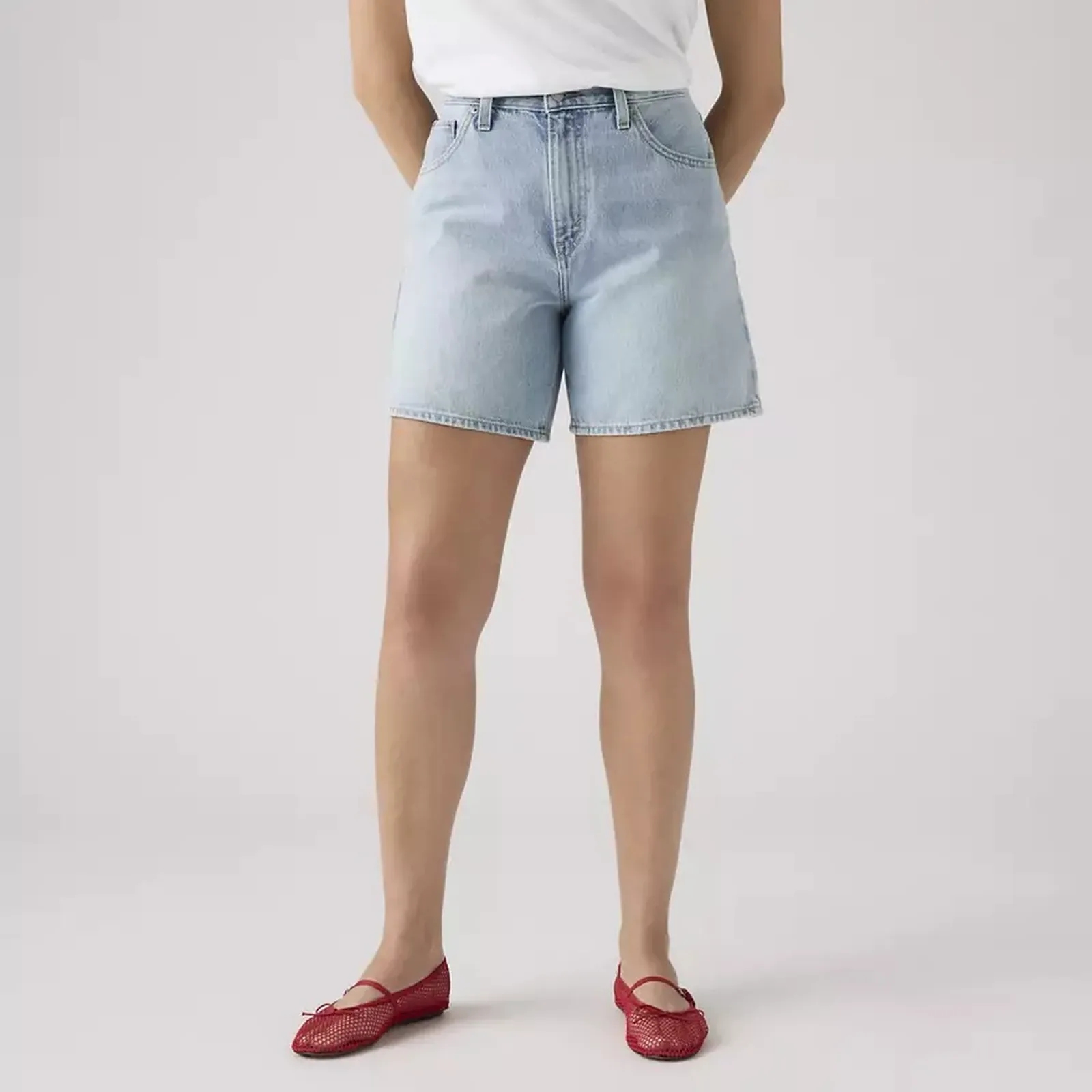 Levi'S Short Oversize A Vita Alta Denim A93110000 172865