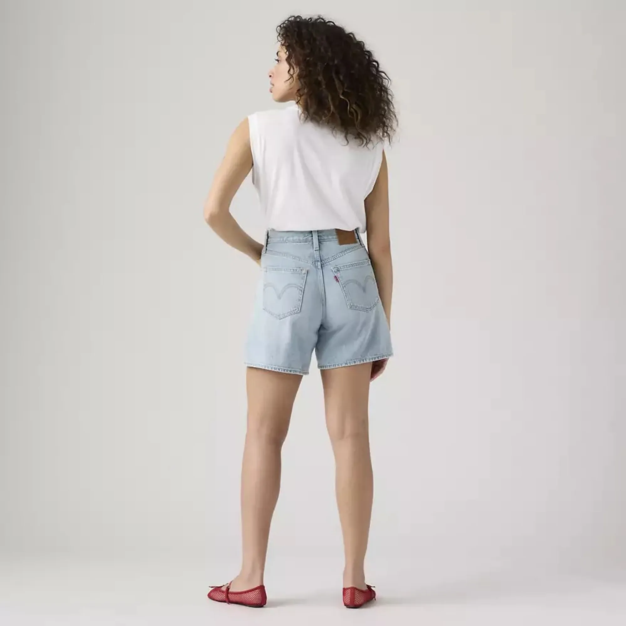 Levi'S B'Short Oversize A Vita Alta' Denim A93110000 172866