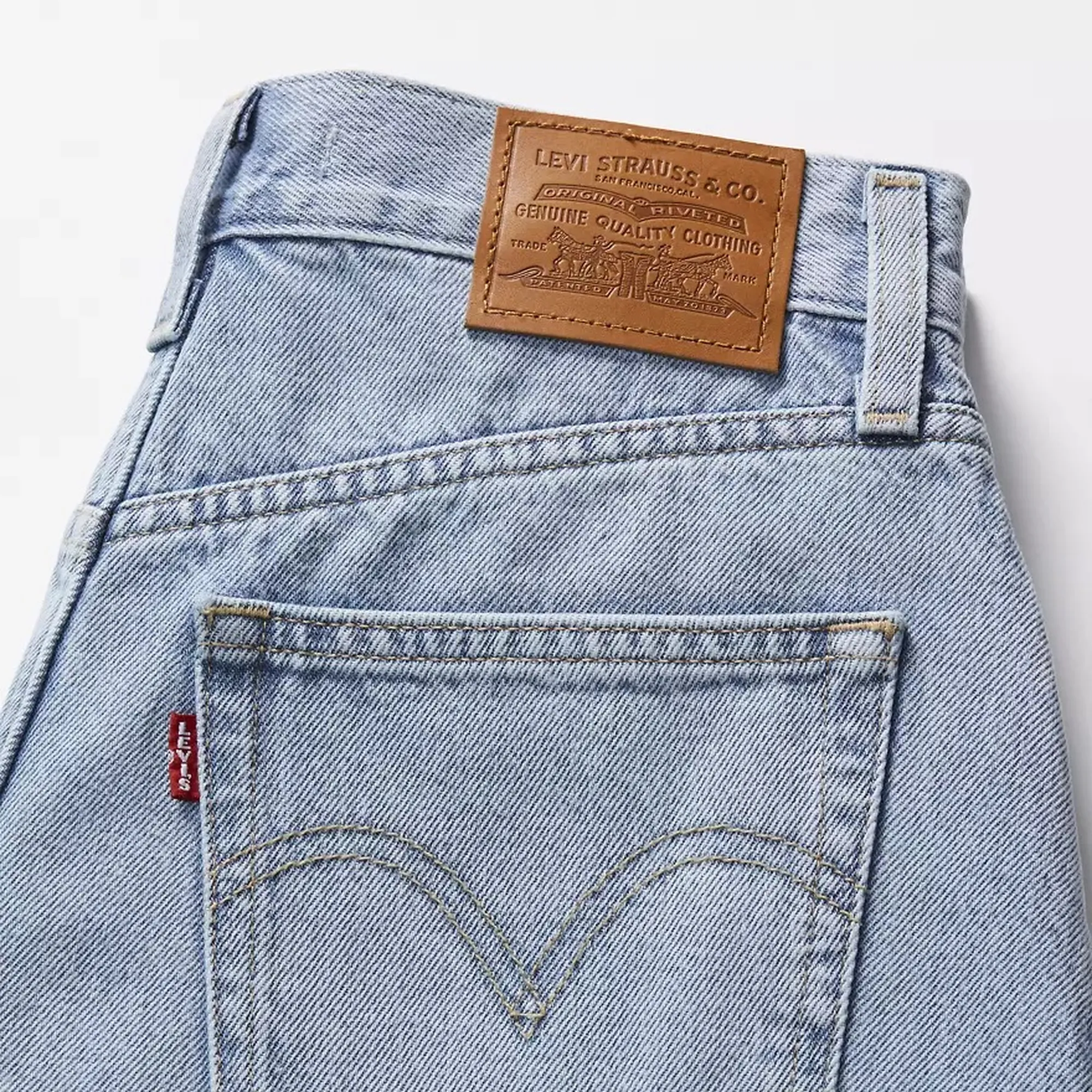 Levi'S B'Short Oversize A Vita Alta' Denim A93110000 172869
