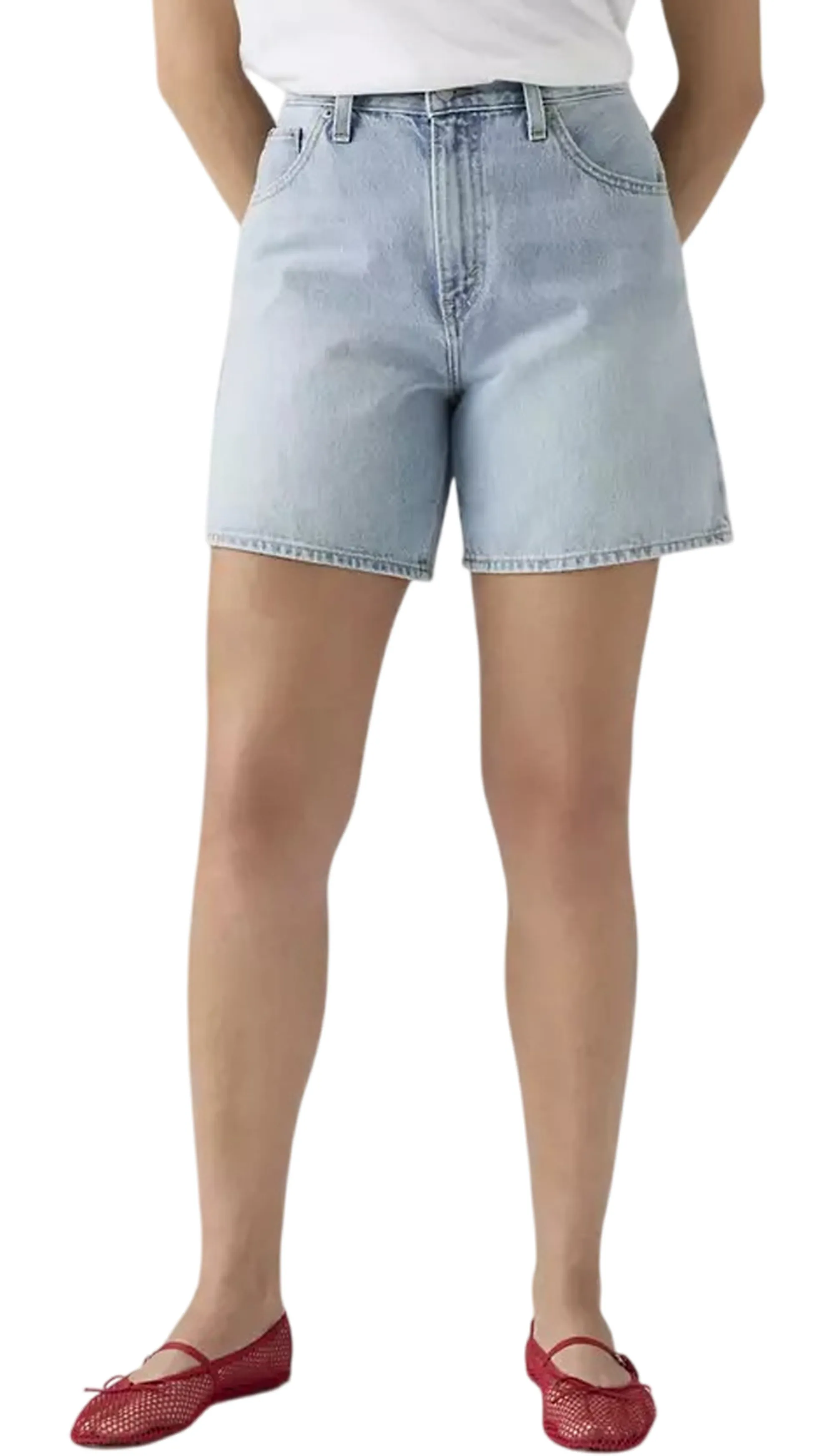 Levi'S B'Short Oversize A Vita Alta' Denim A93110000 176426