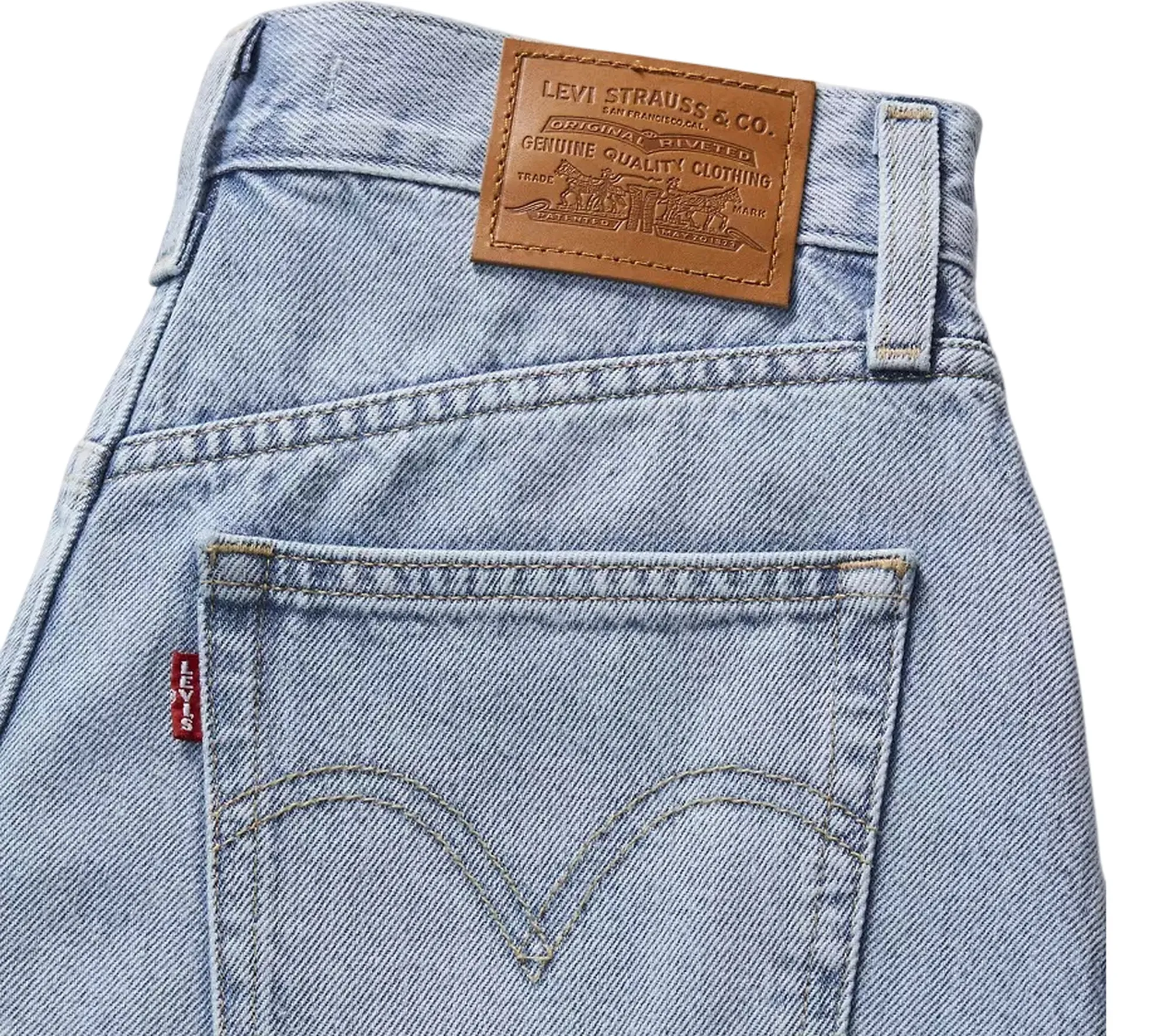 Levi'S B'Short Oversize A Vita Alta' Denim A93110000 176428