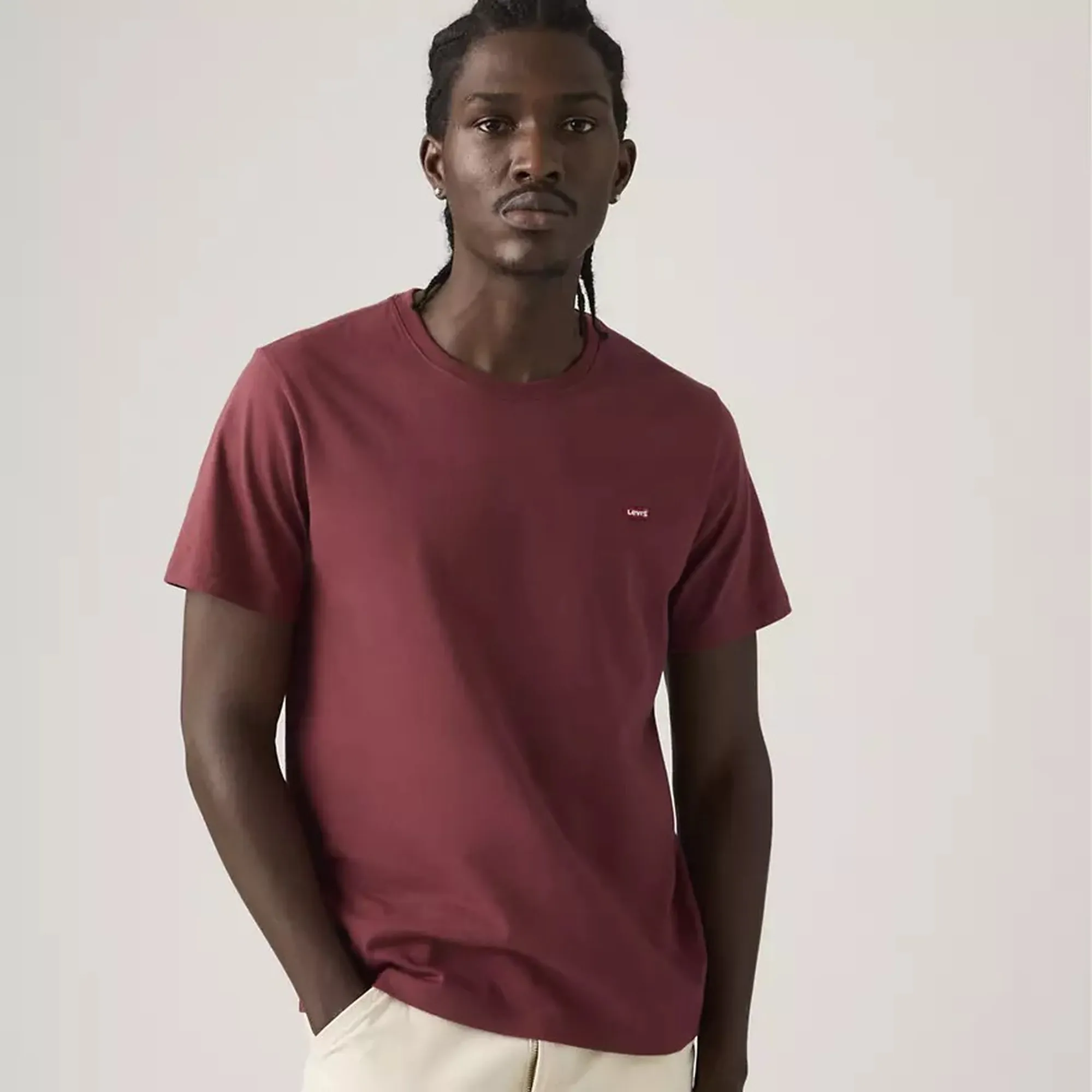 Levi'S B'T-Shirt Housemark' Bordeaux 566050308 171359