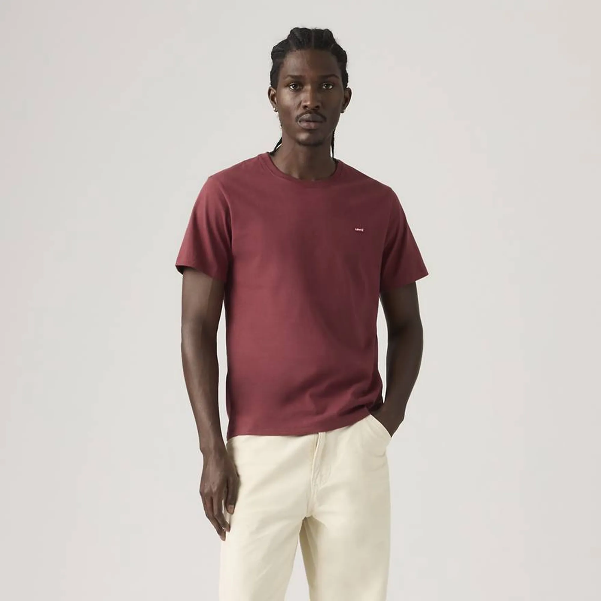 Levi'S B'T-Shirt Housemark' Bordeaux 566050308 171362