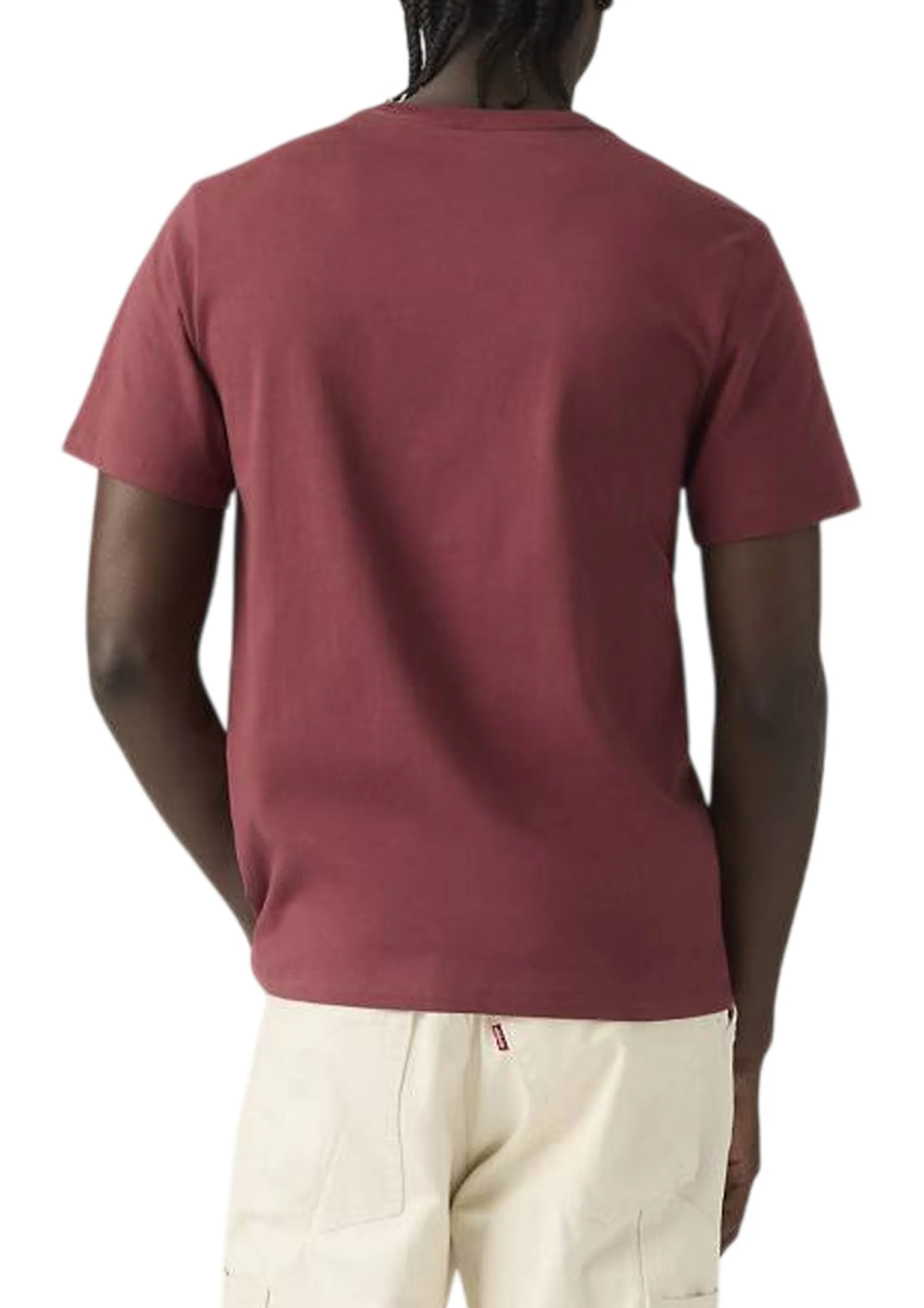 Levi'S B'T-Shirt Housemark' Bordeaux 566050308 178792