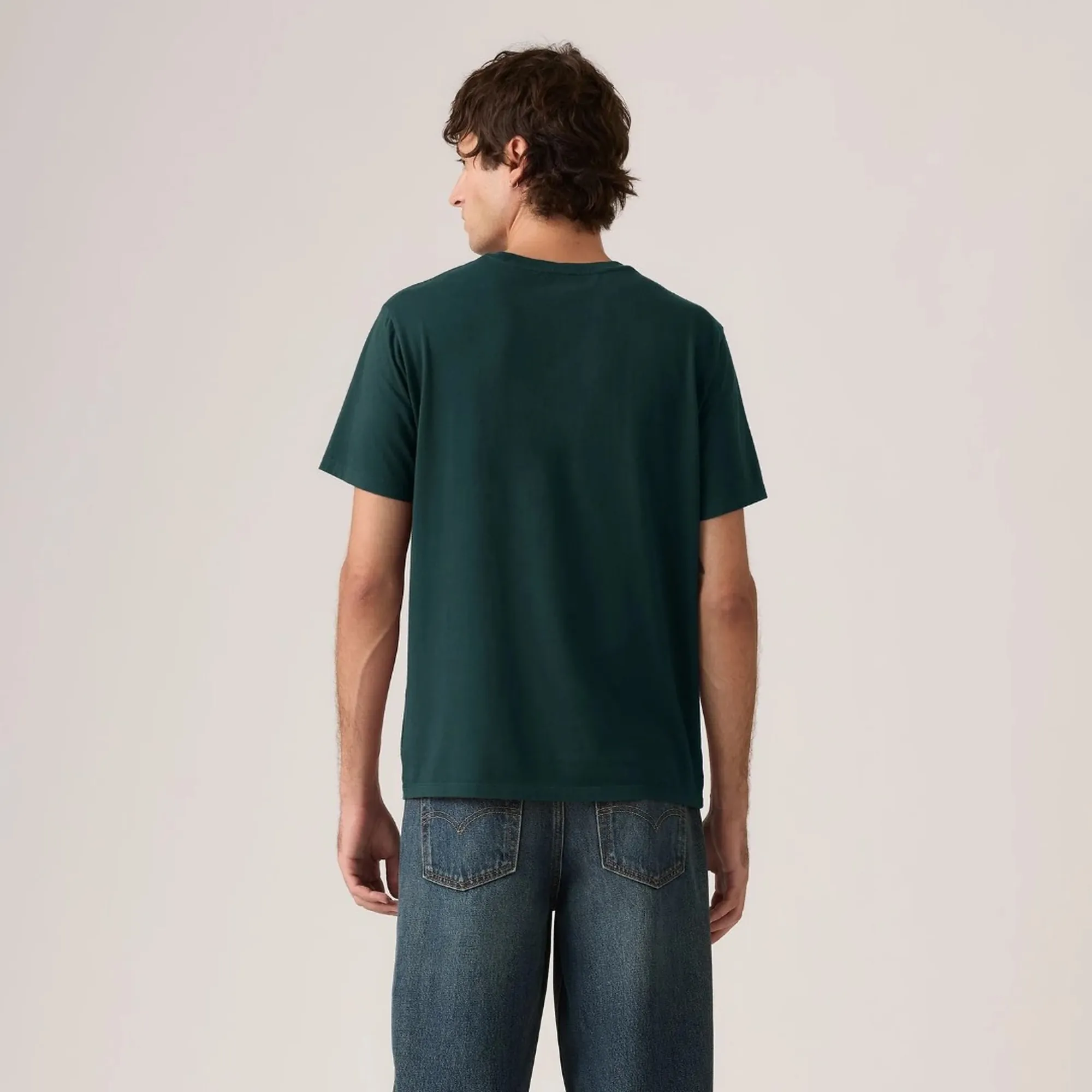 Levi'S B'T-Shirt Original' Petrolium 566050140 188045