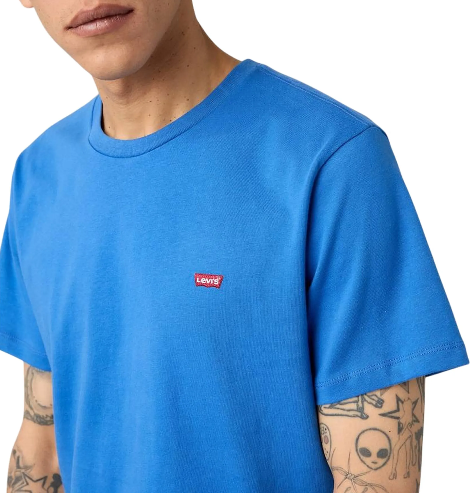 Levi'S B'T-Shirt Original Tee Star' Sky Blue 566050281 156240
