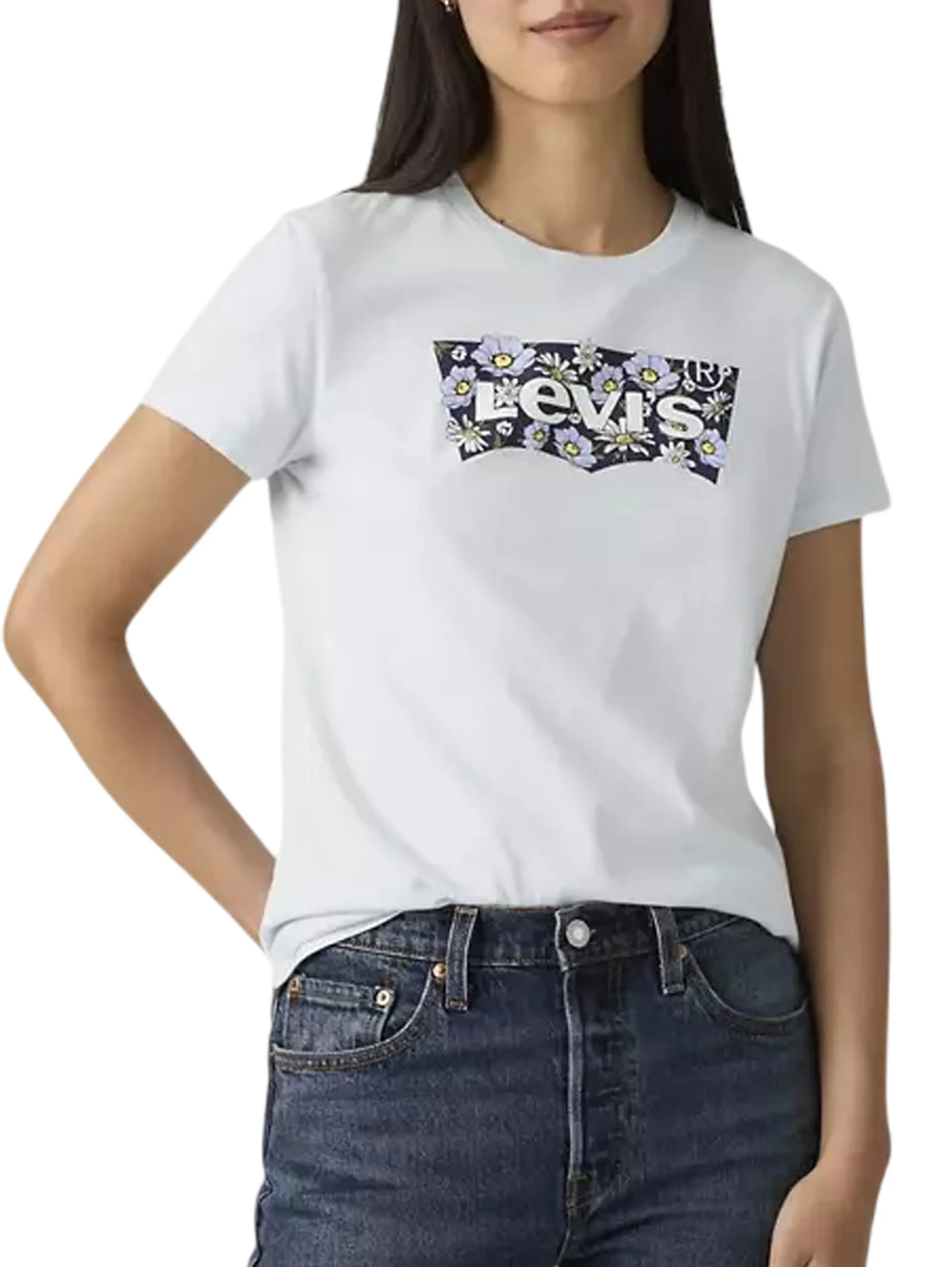 Levi'S B'T-Shirt Perfect' Light Blue 173693399 176458