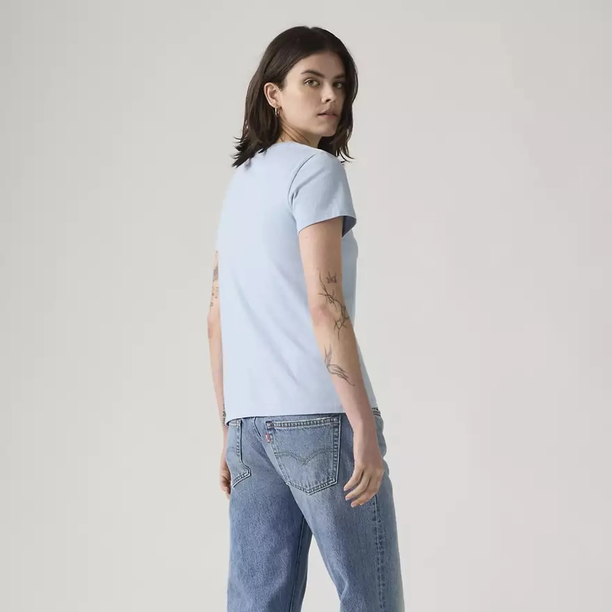 Levi'S B'T-Shirt Perfect' Light Blue 391850398 172847
