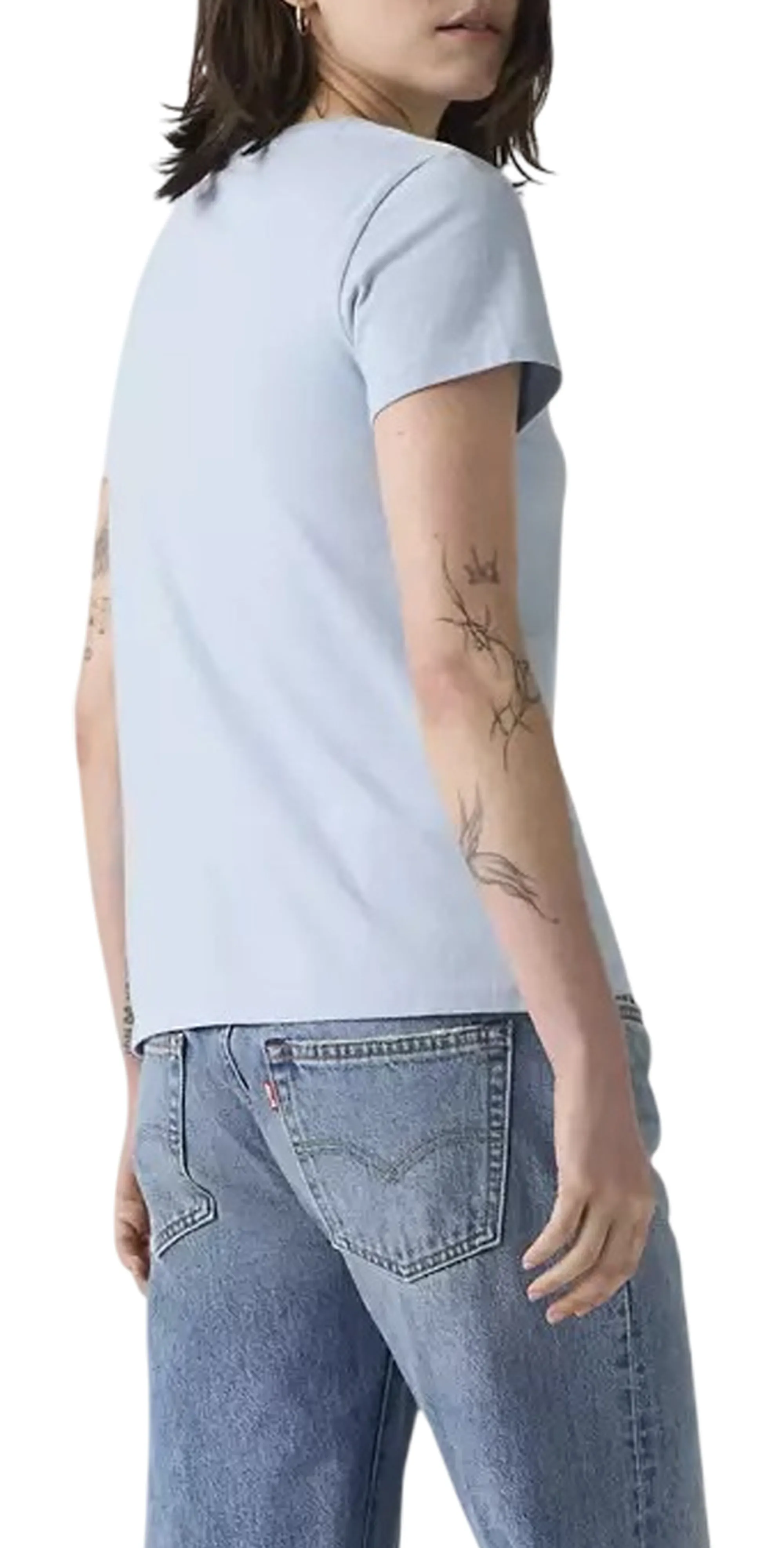 Levi'S B'T-Shirt Perfect' Light Blue 391850398 176449