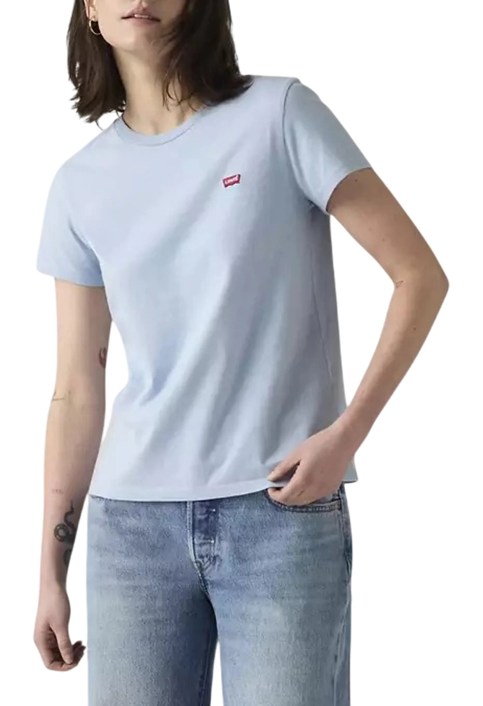 Levi'S B'T-Shirt Perfect' Light Blue 391850398 176450