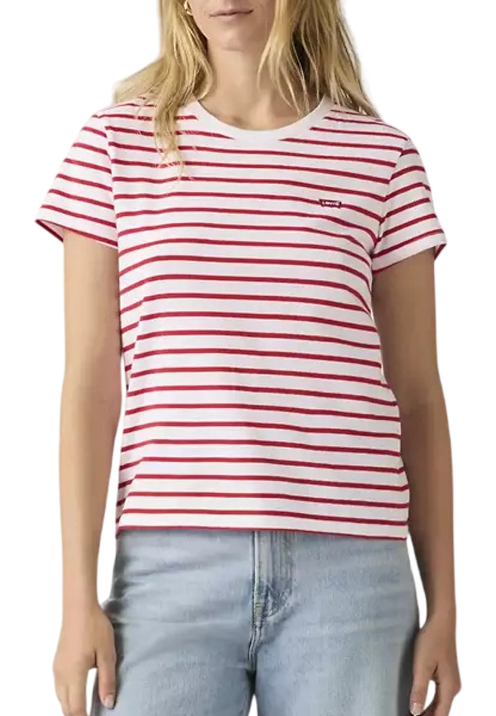 Levi'S T-Shirt Perfect Tee Rosso 391850417 176974