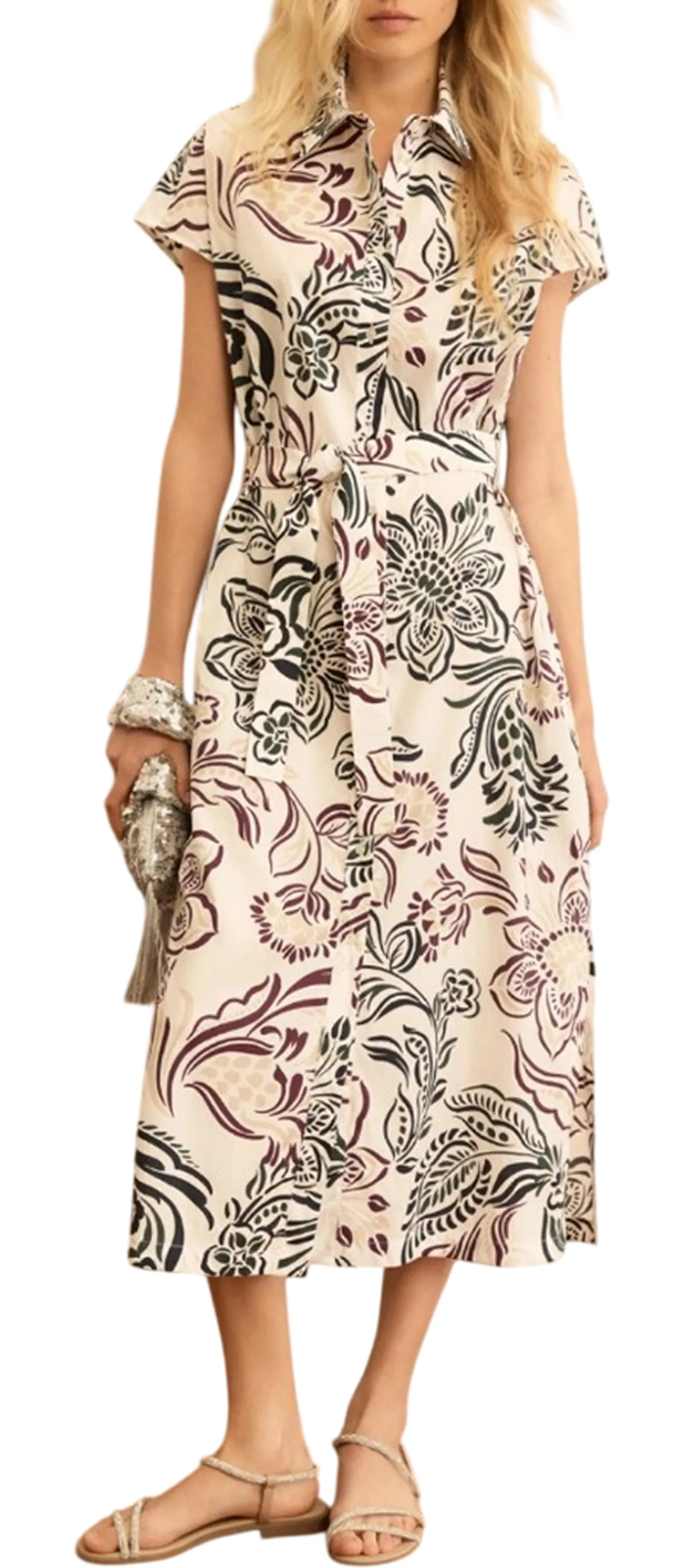 Linea Emme Marella Abito Emmpanino Bianco 2615221262 175885