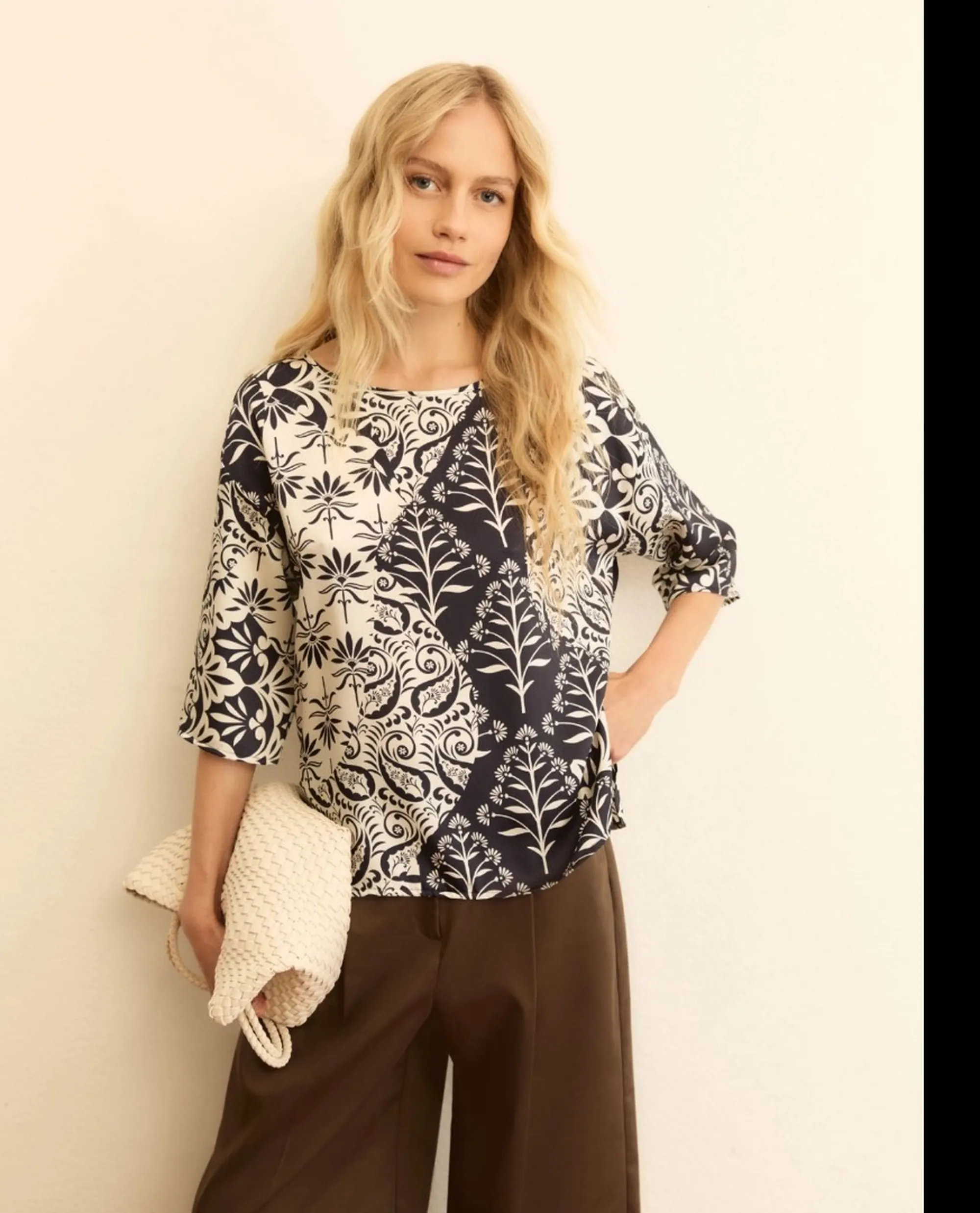 Linea Emme Marella Blusa Emmabano Blu 2615111192 183467