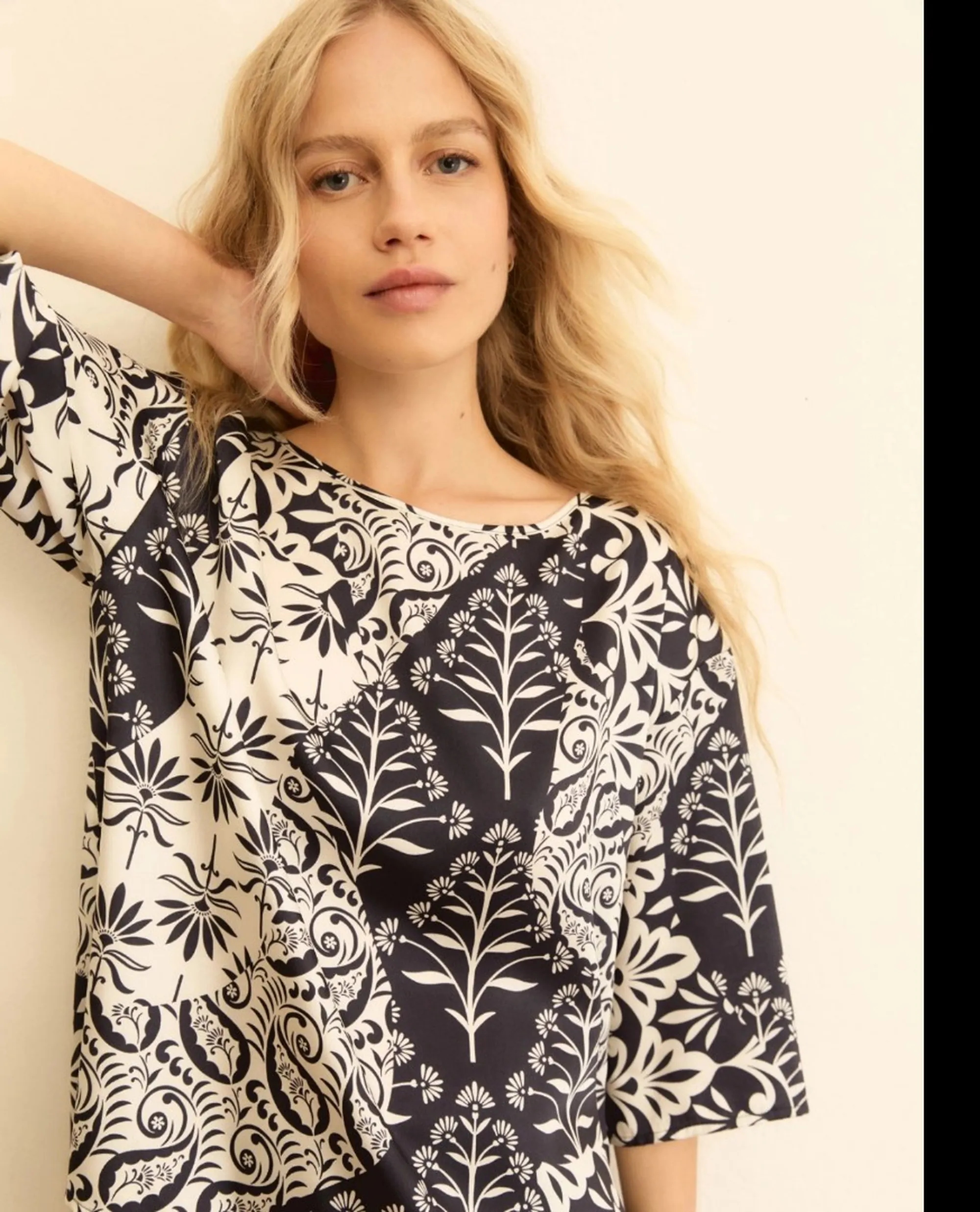 Linea Emme Marella Blusa Emmabano Blu 2615111192 183468