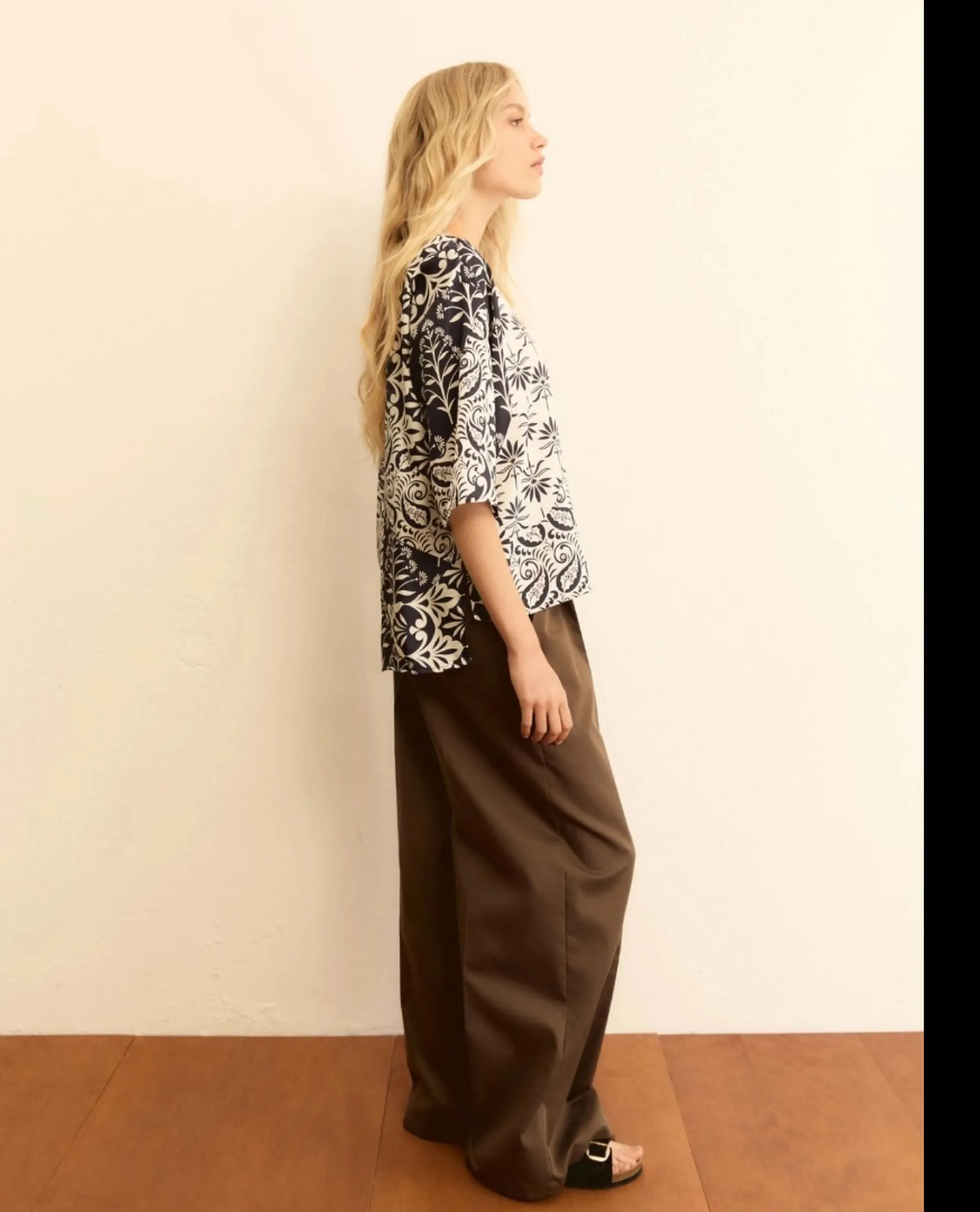 Linea Emme Marella Blusa Emmabano Blu 2615111192 183471