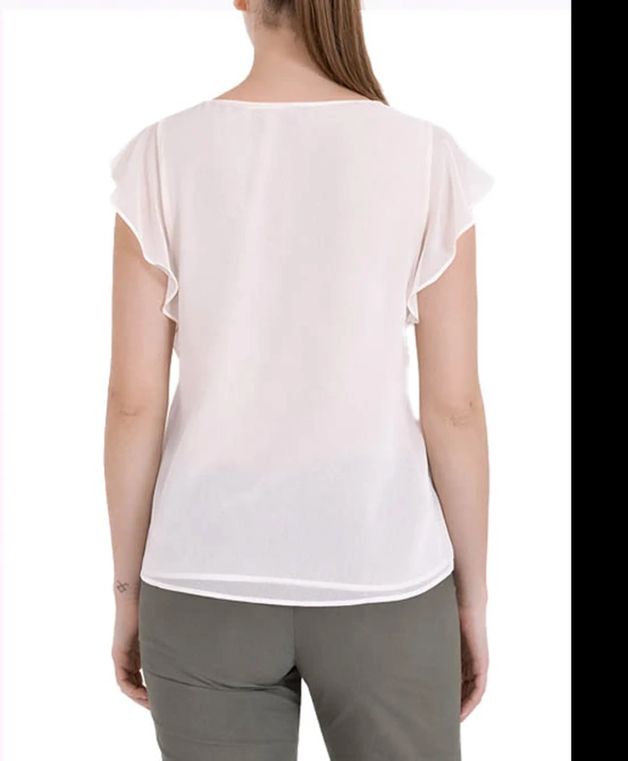 Linea Emme Marella B'Blouse Emmboa ' White 2615161022 182410