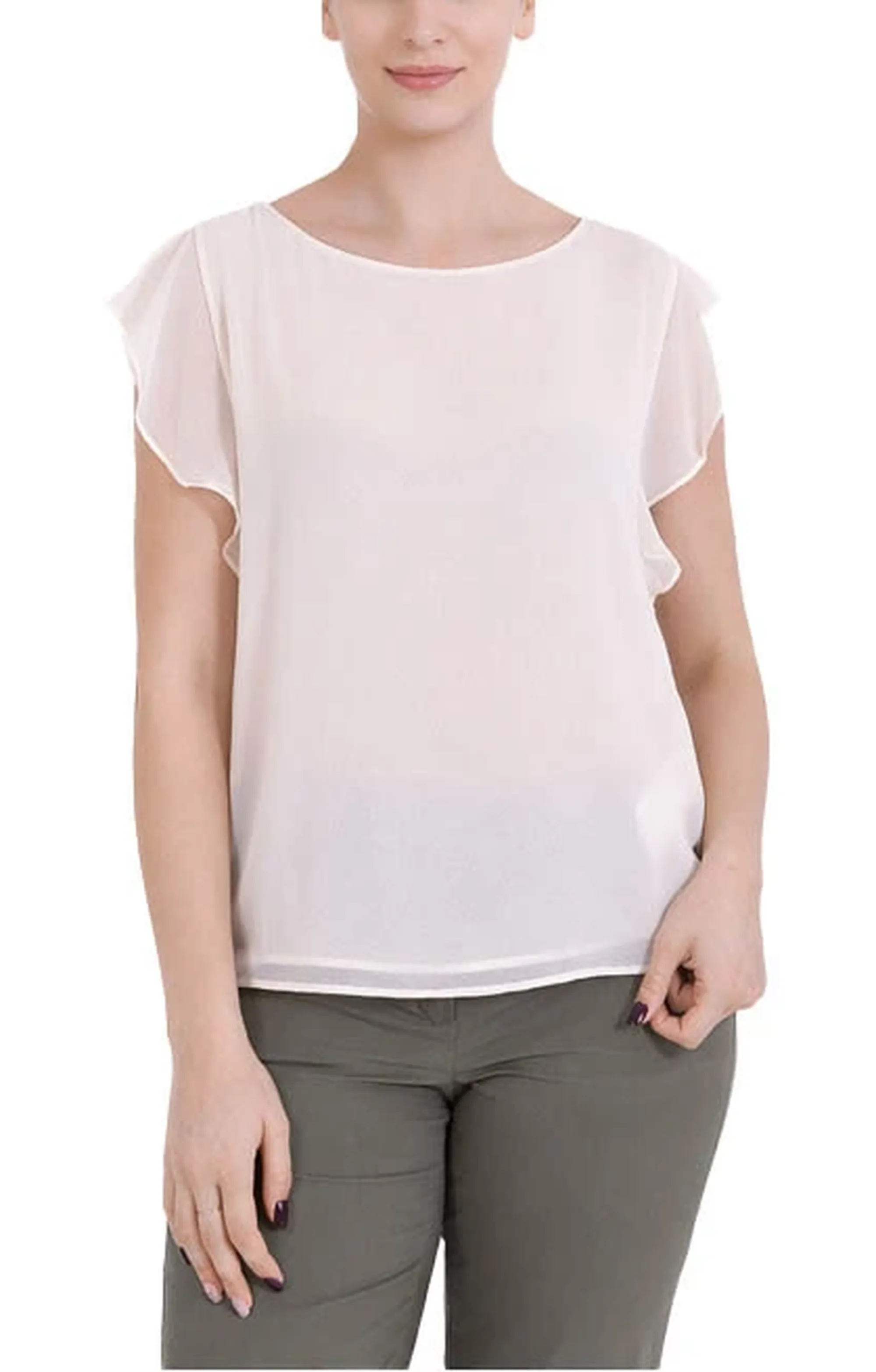 Linea Emme Marella B'Blouse Emmboa ' White 2615161022 182411