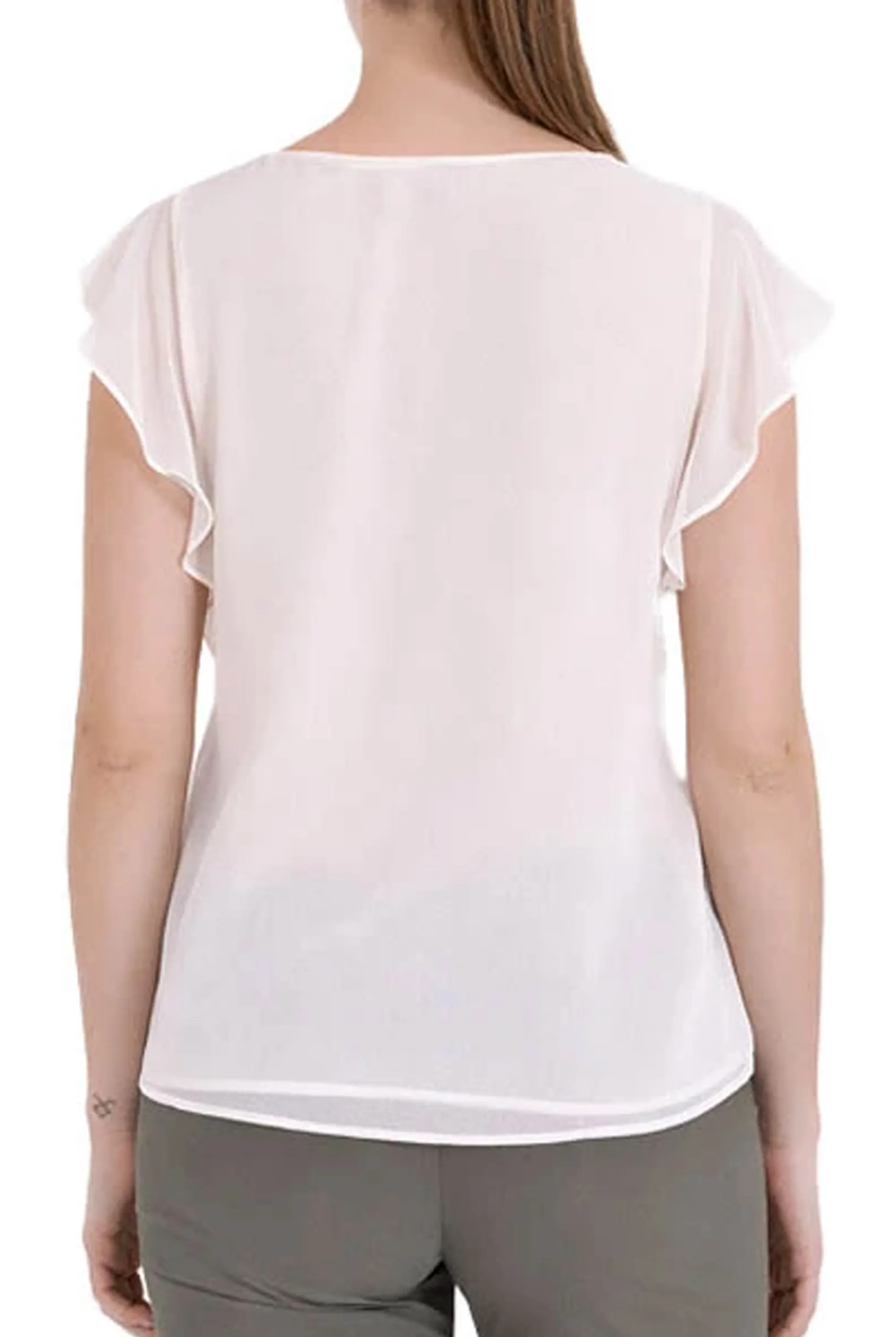 Linea Emme Marella Blusa Emmboa Bianco 2615161022 182596