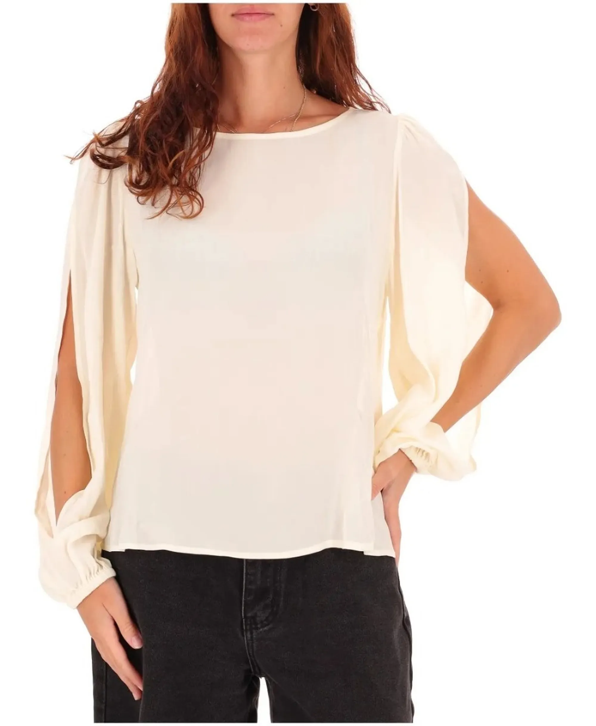 Linea Emme Marella Blusa Emmcanapa Avorio 2625116111 201104