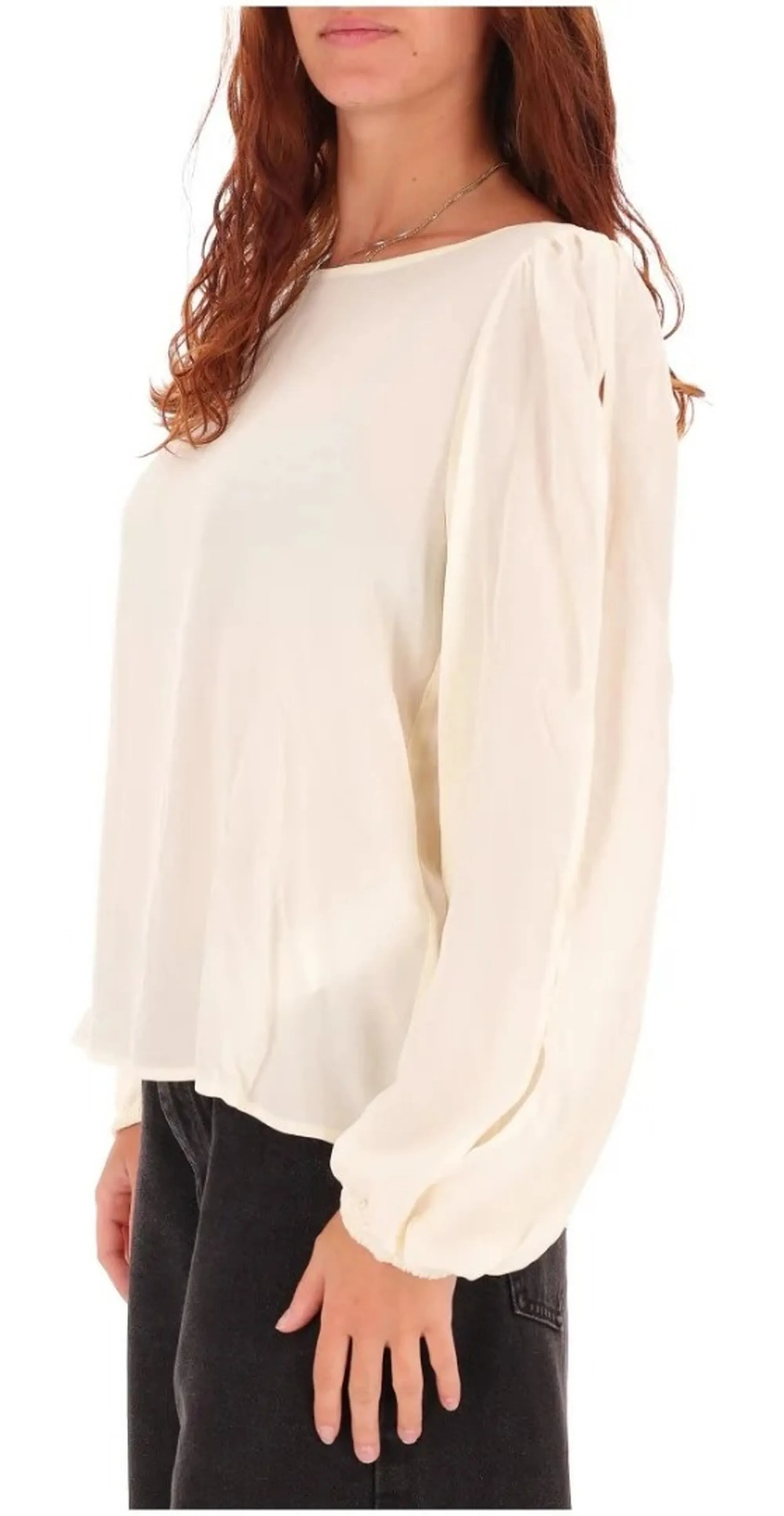 Linea Emme Marella Blusa Emmcanapa Avorio 2625116111 201105