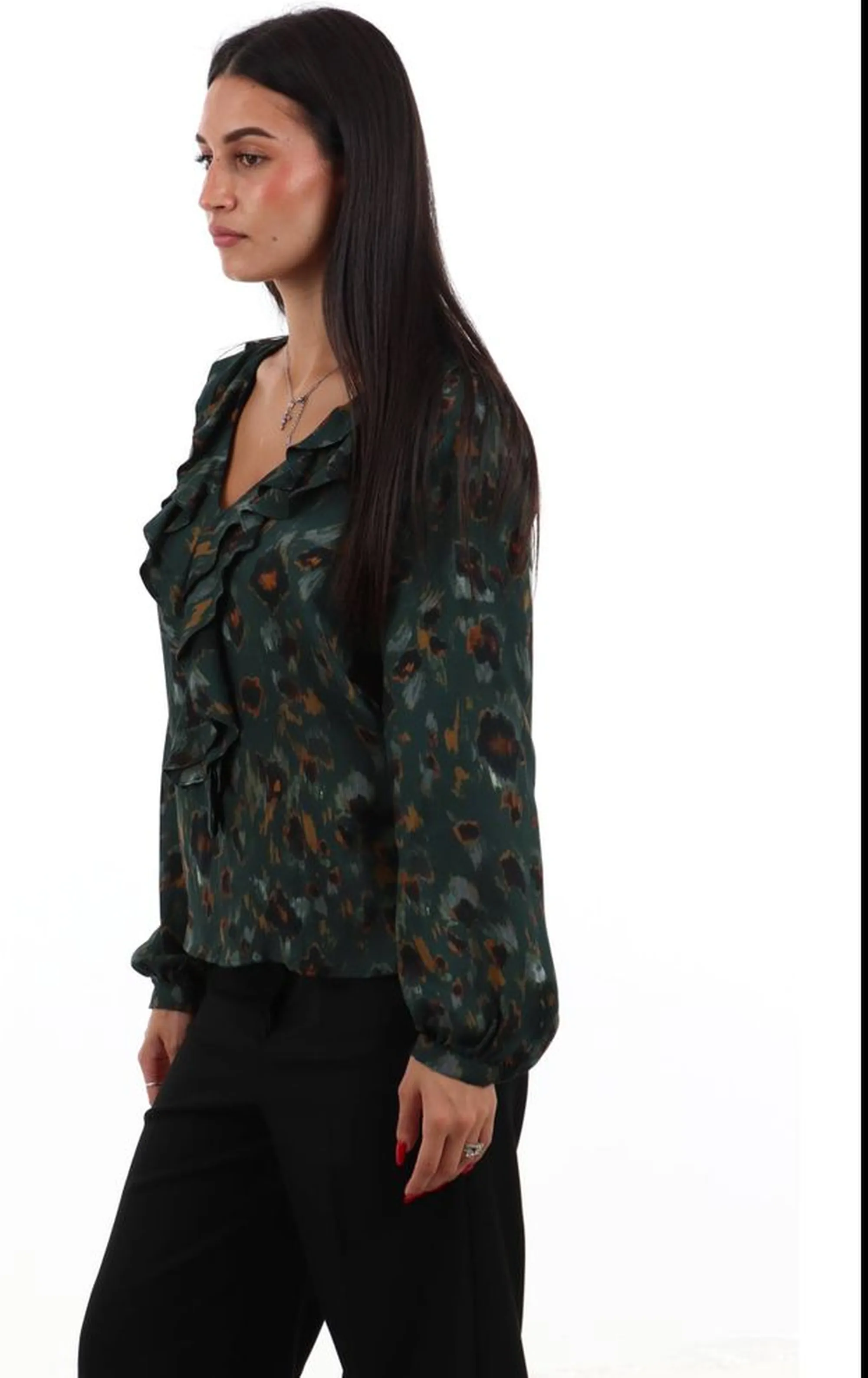 Linea Emme Marella B'Emmdonare Blouse ' Green 2625116211 198266