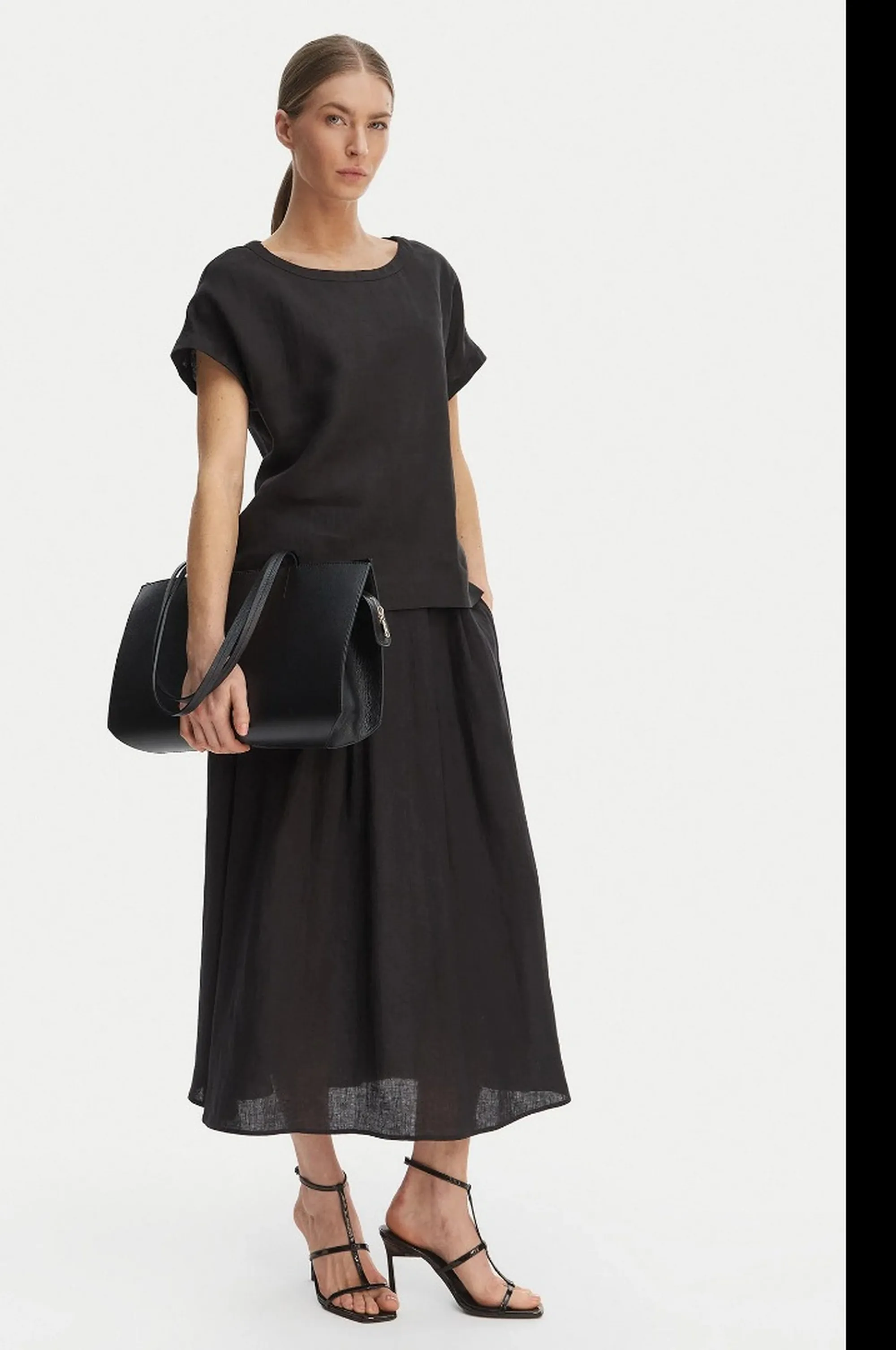 Linea Emme Marella Blusa Emmgeyser Nero 2615111132 175235