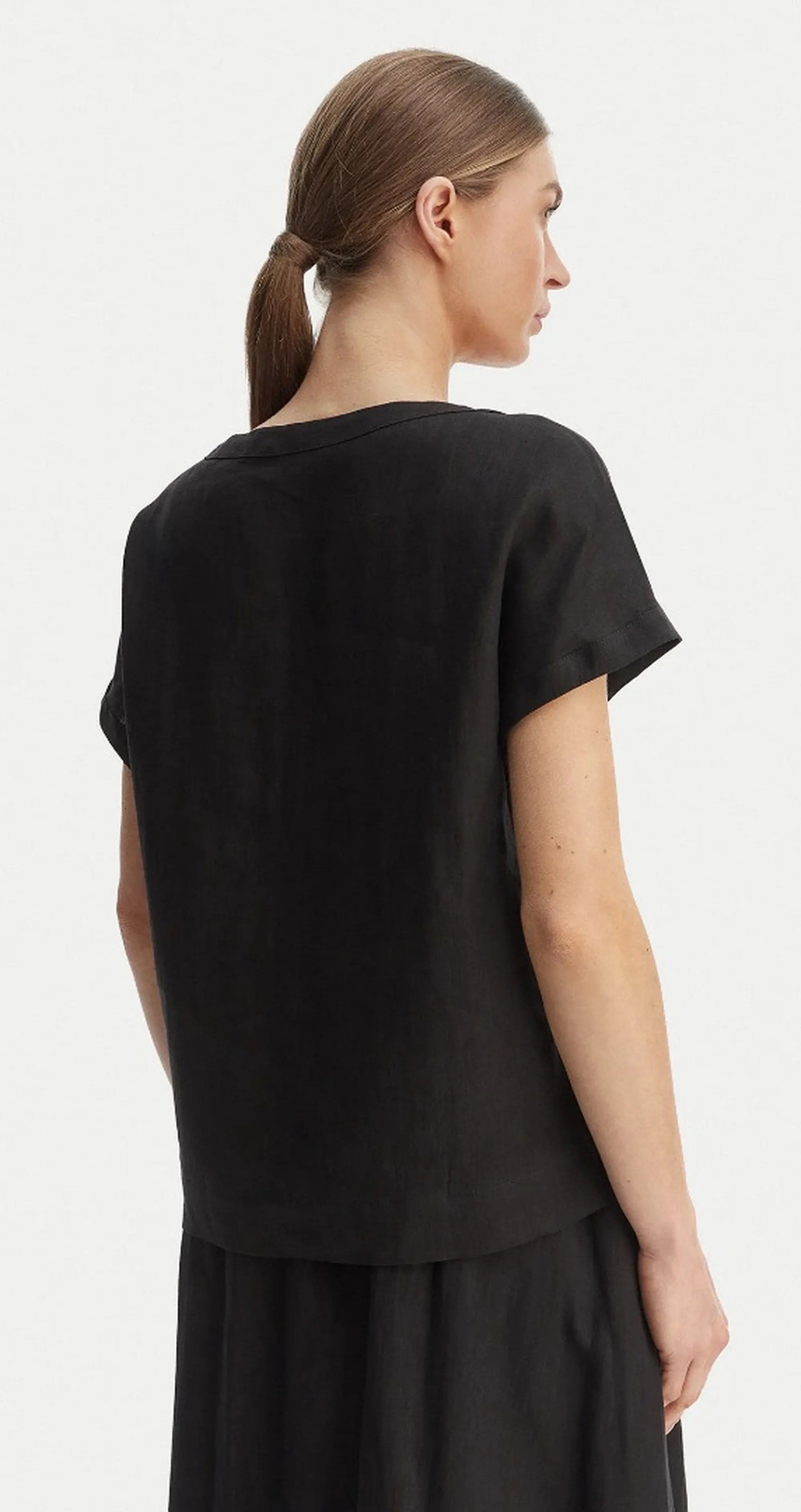 Linea Emme Marella Blusa Emmgeyser Nero 2615111132 175236