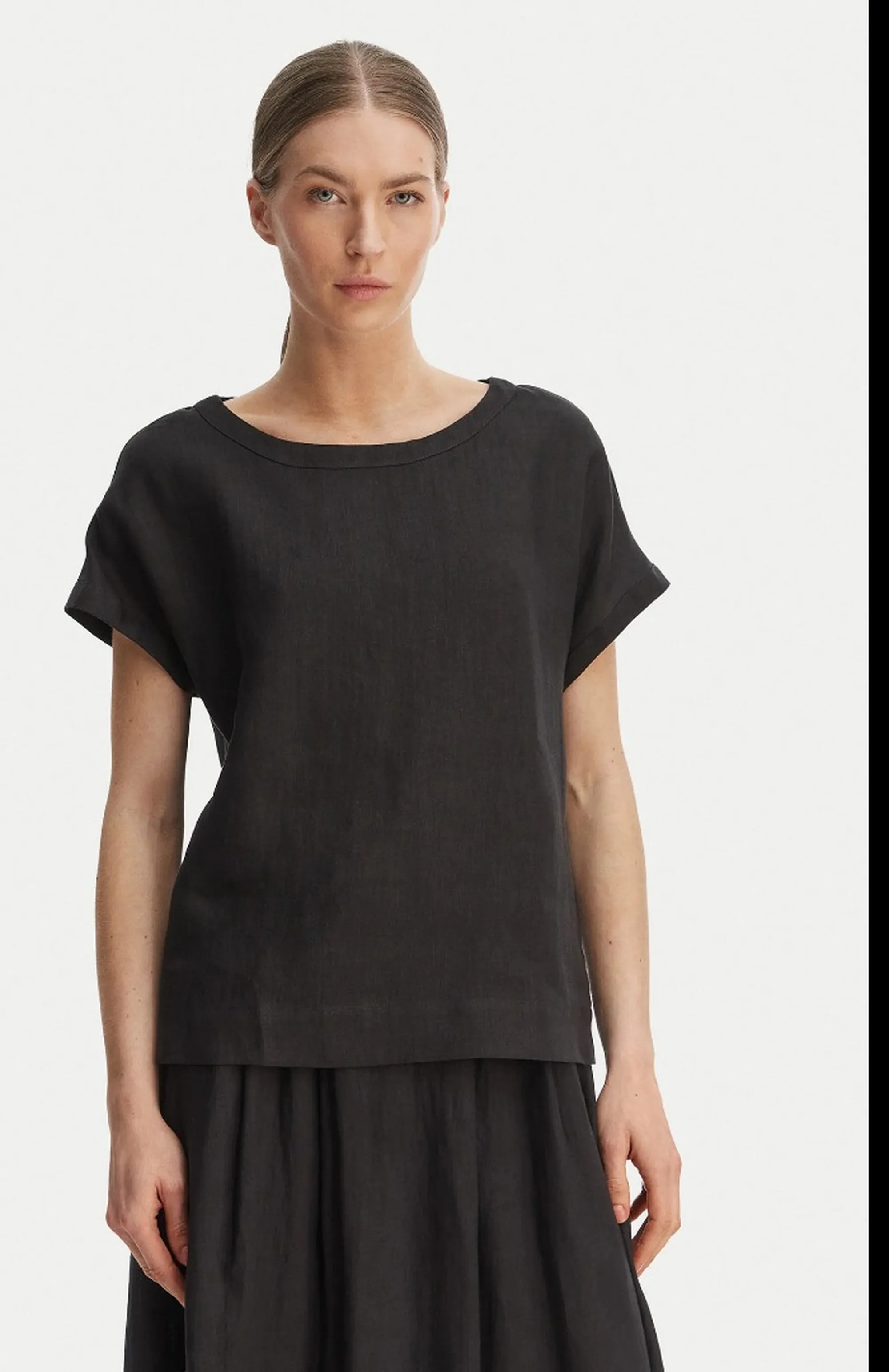 Linea Emme Marella Blusa Emmgeyser Nero 2615111132 175239