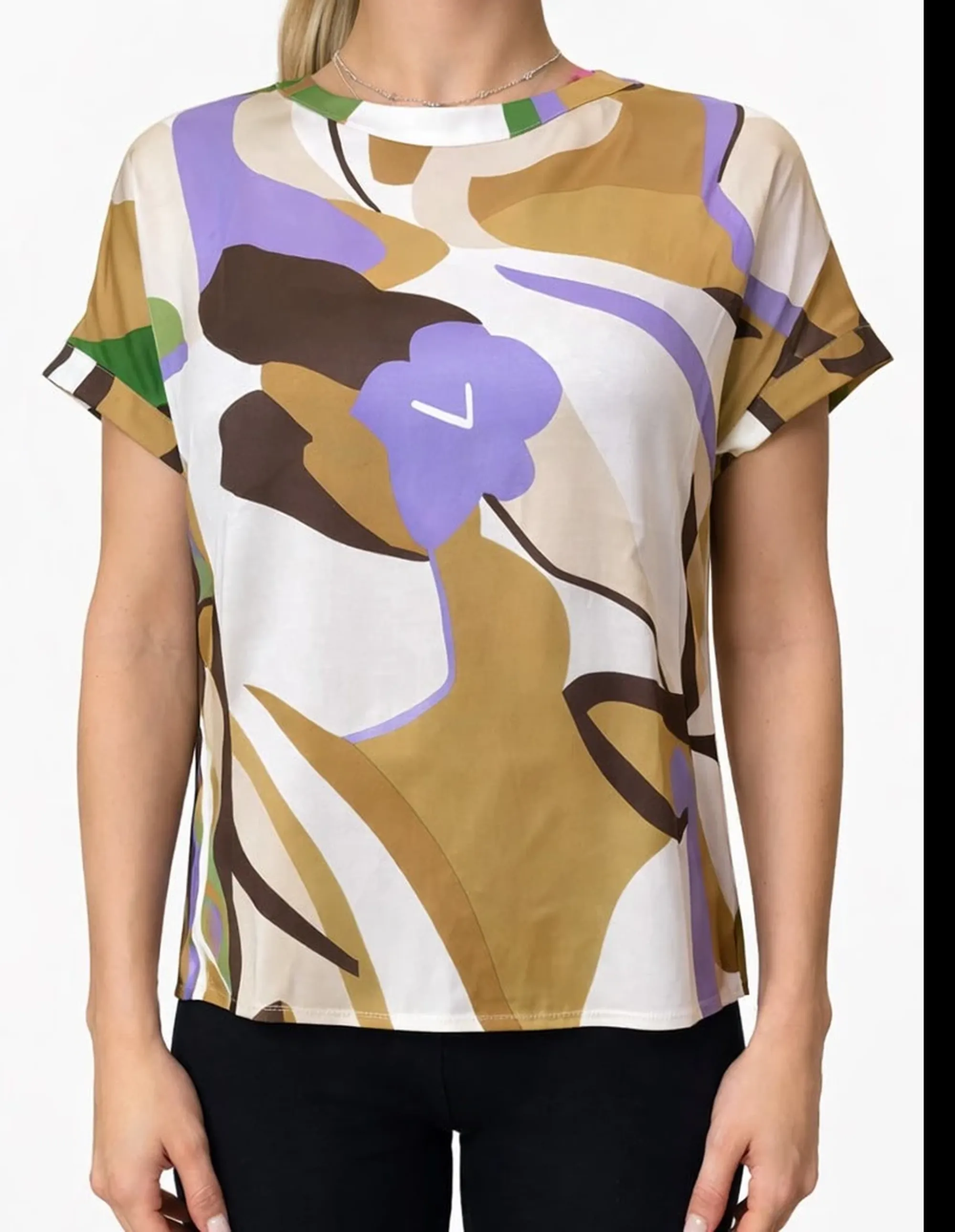 Linea Emme Marella Blusa Emmrane Sabbia 2615111211 174950