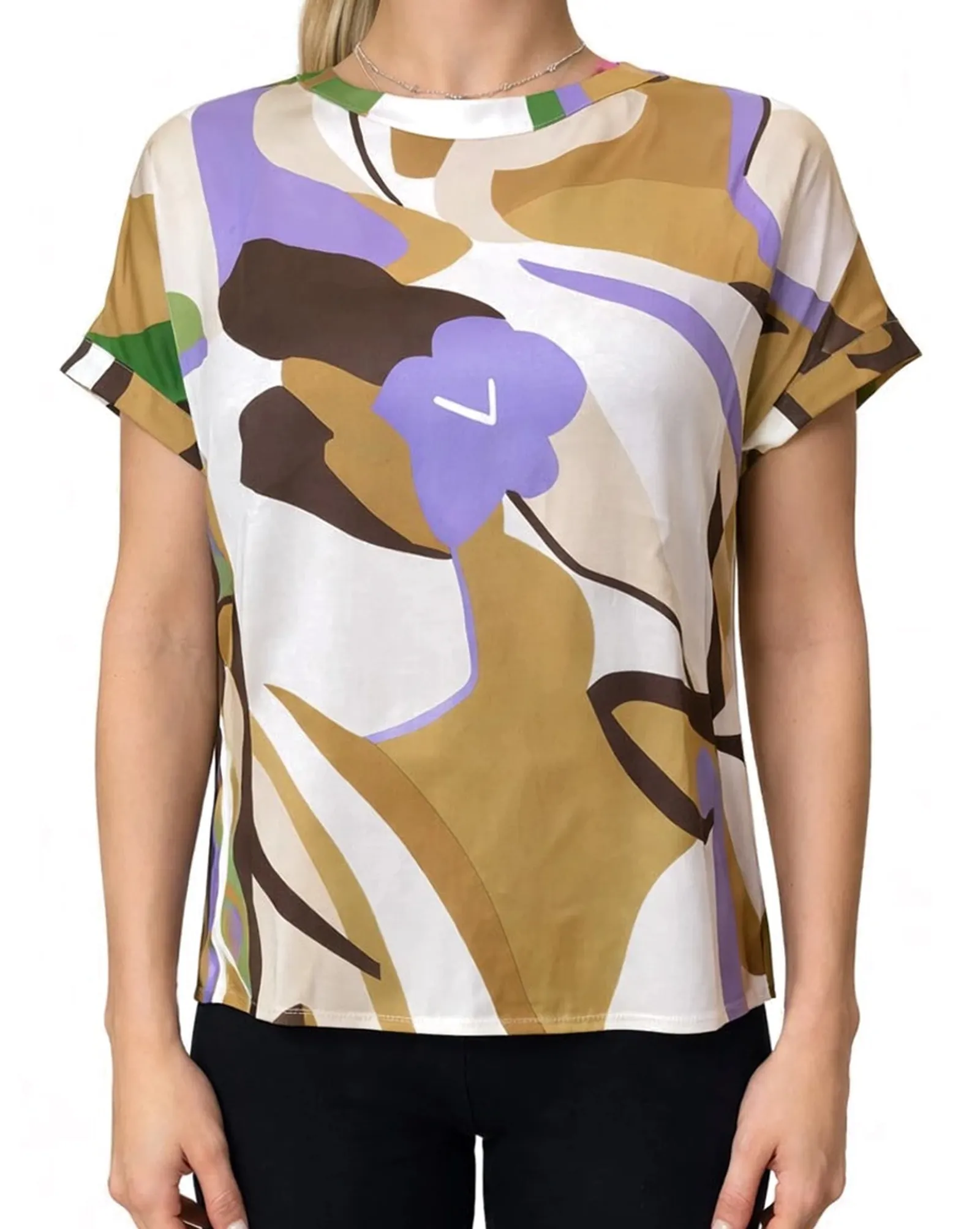 Linea Emme Marella Blusa Emmrane Sabbia 2615111211 177213