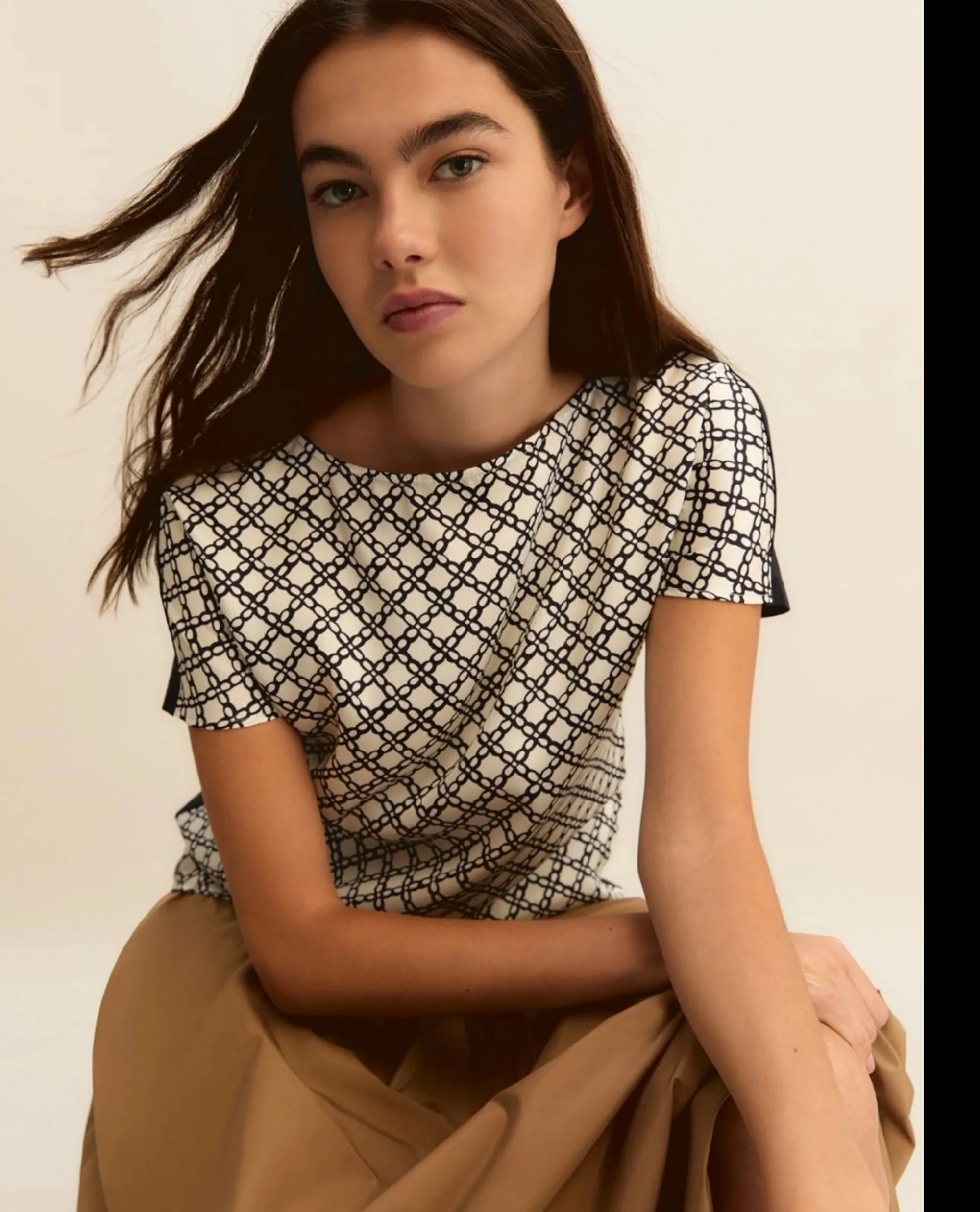 Linea Emme Marella Blusa Emmsansa Bianco 2615111071 174930