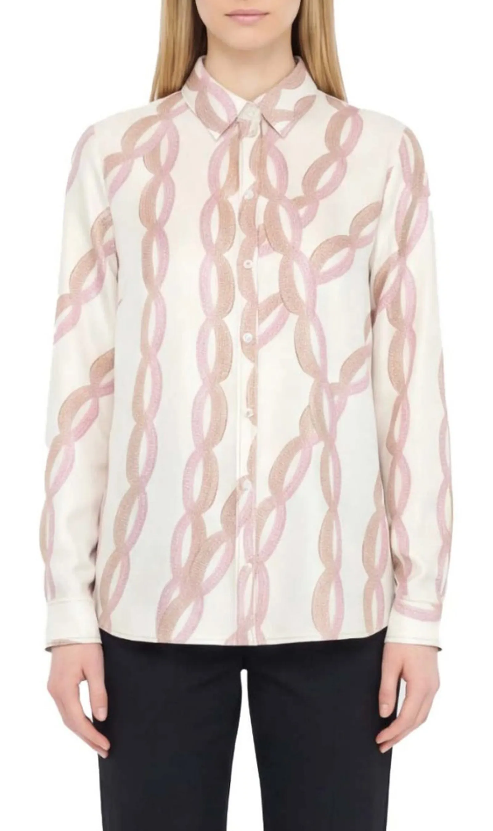 Linea Emme Marella Camicia Emmangel Panna 2615111191 177215