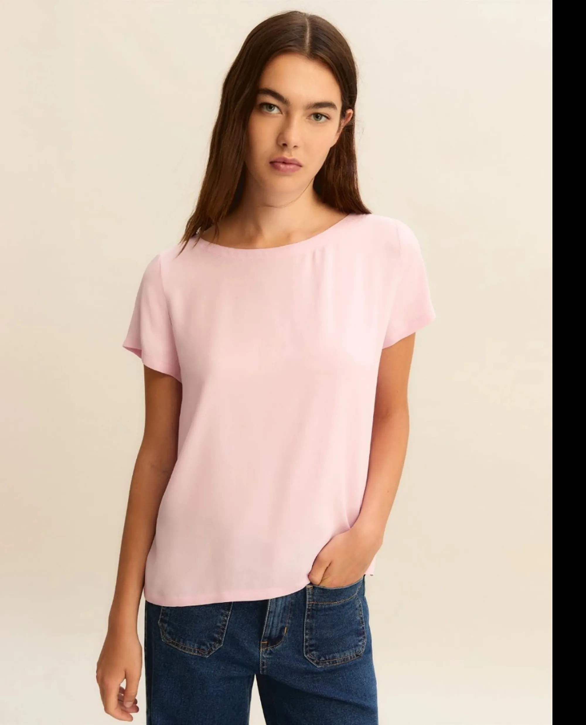 Linea Emme Marella Camicia Emmcartone Rosa 2615111021 174916