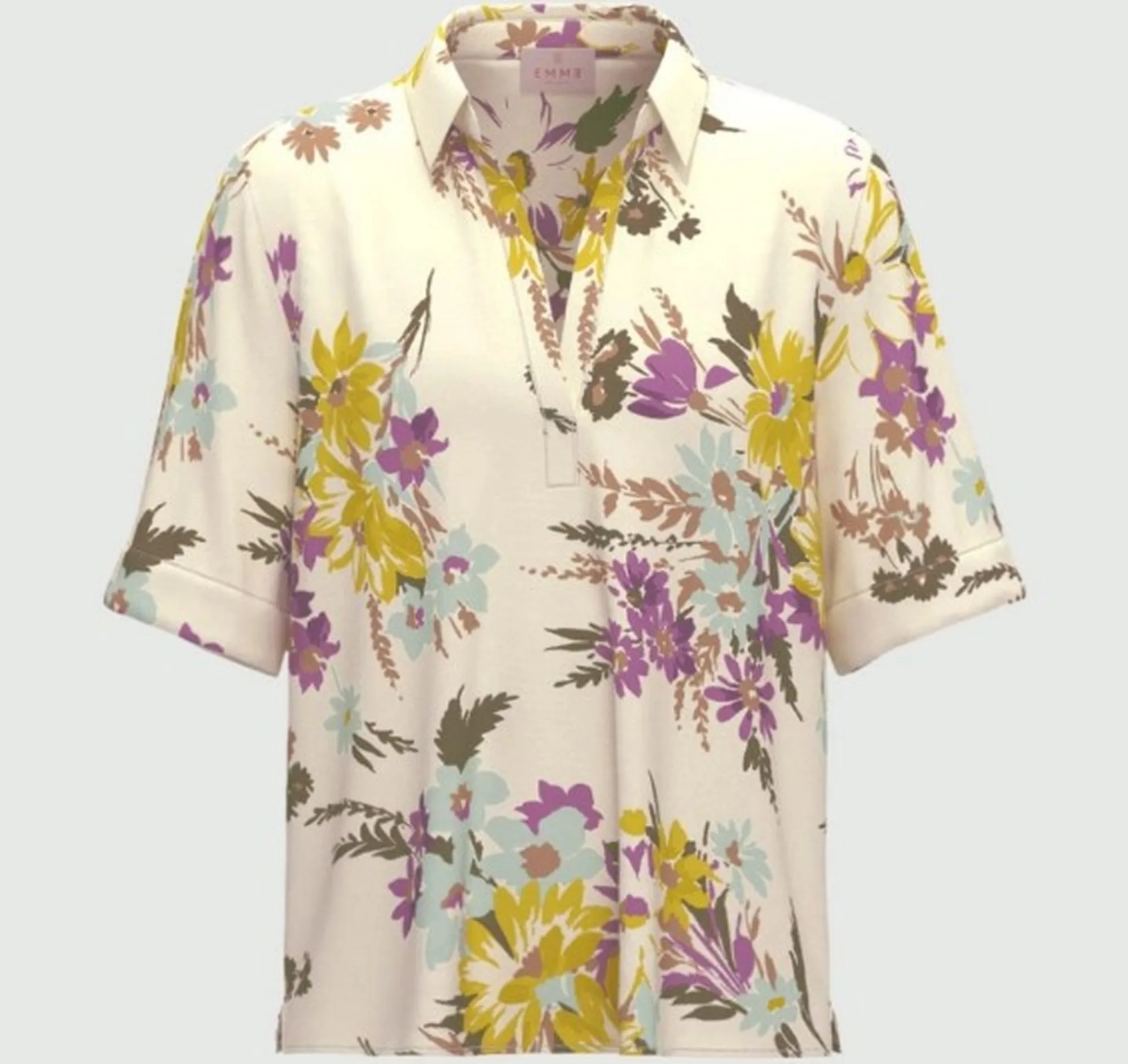 Linea Emme Marella Camicia Emmferoce Bianco Lana 2615111212 182401