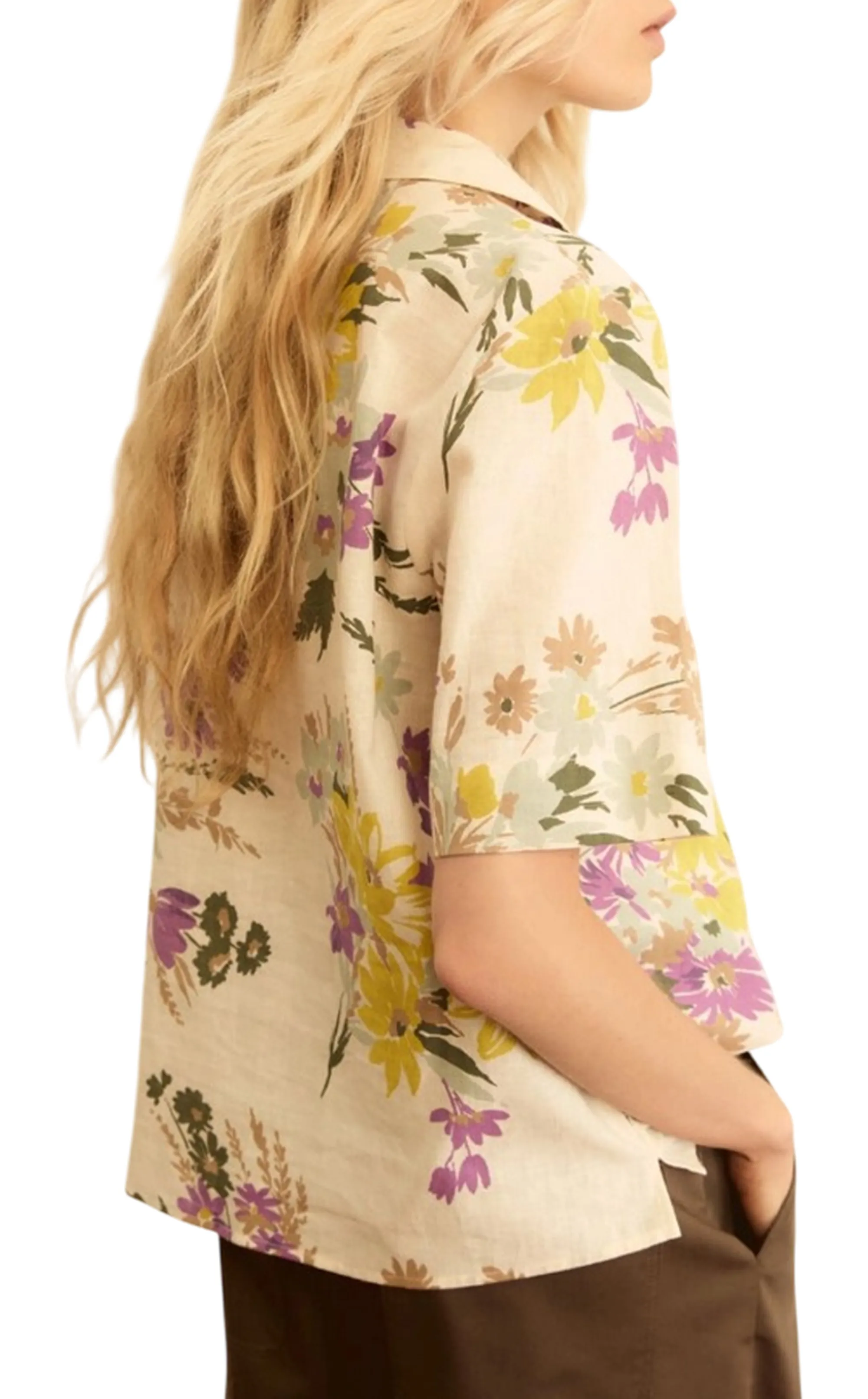 Linea Emme Marella Camicia Emmferoce Bianco Lana 2615111212 182429