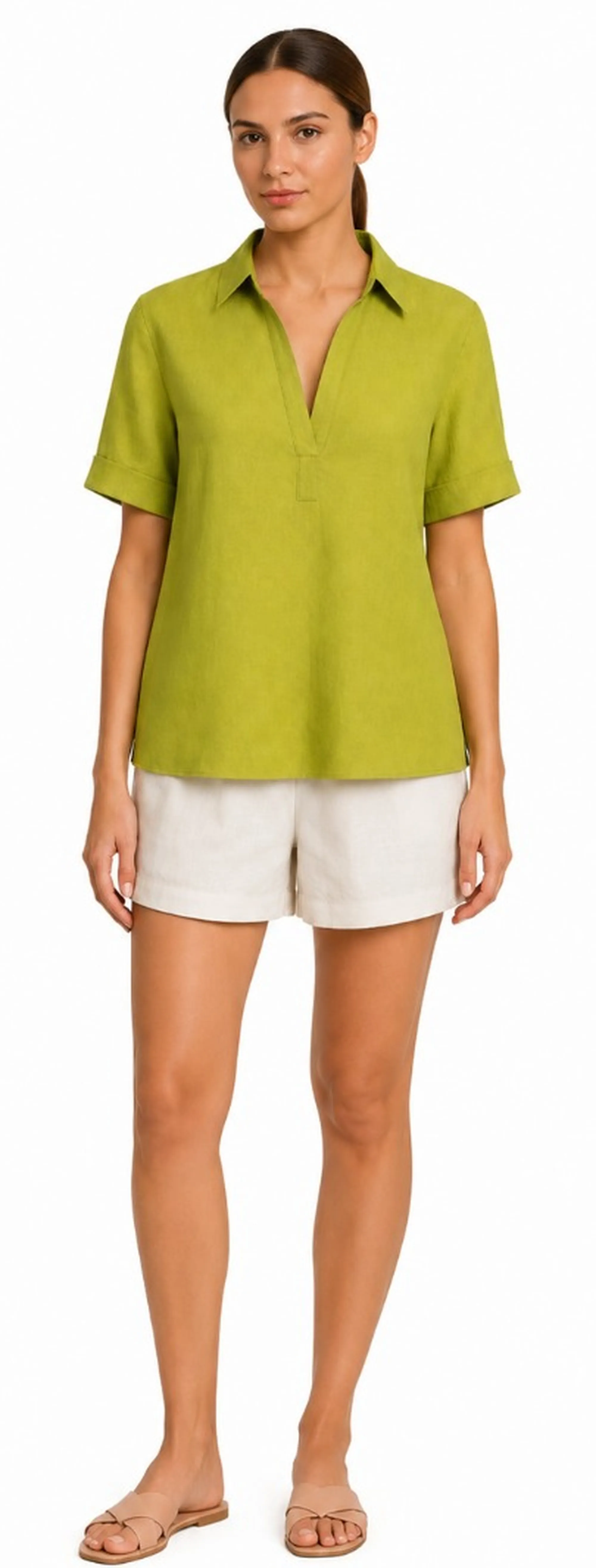 Linea Emme Marella Camicia Emmsante Verde 2615111202 184108
