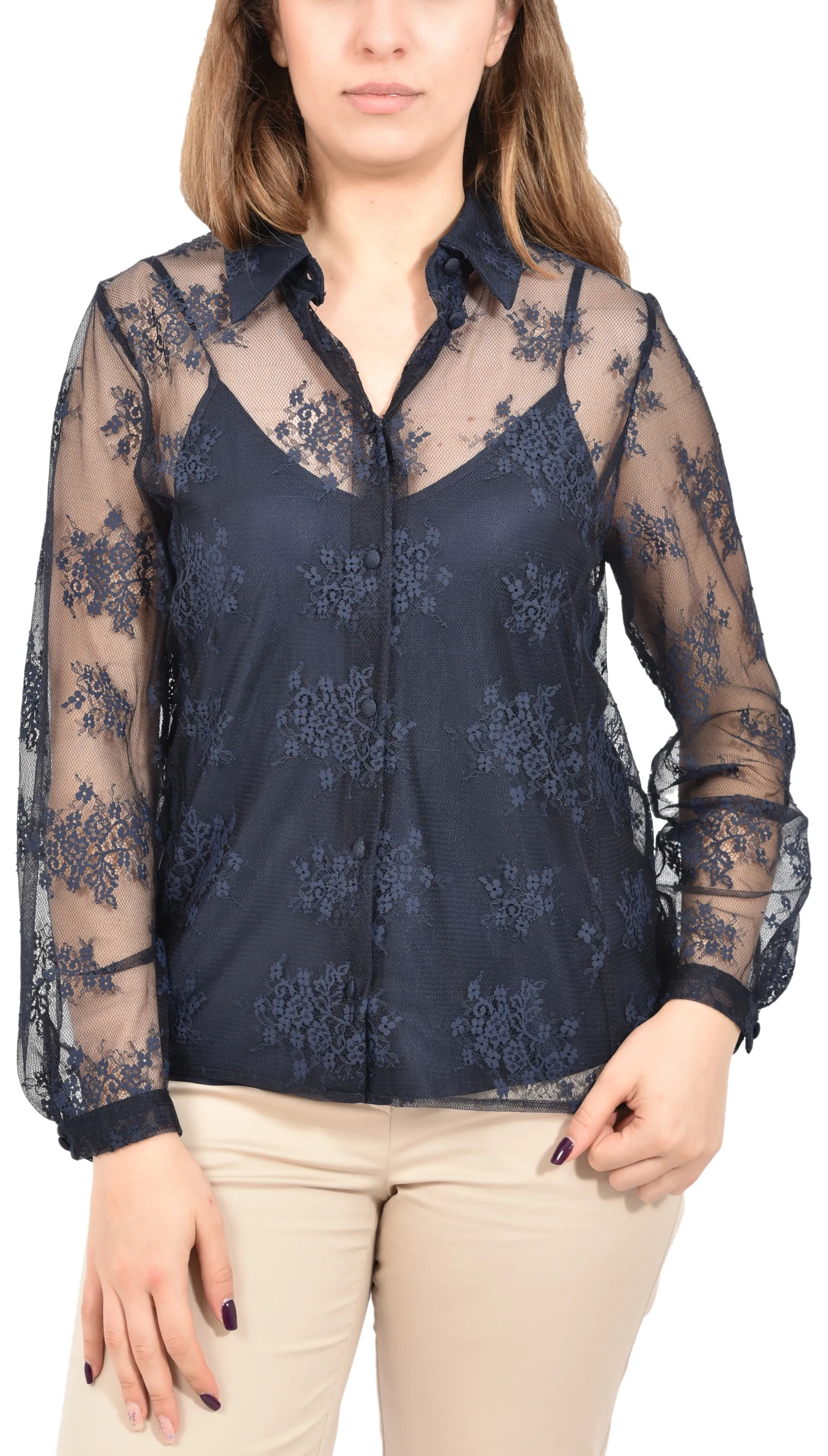 Linea Emme Marella Camicia Emmstrano Blu 2615951022 182388