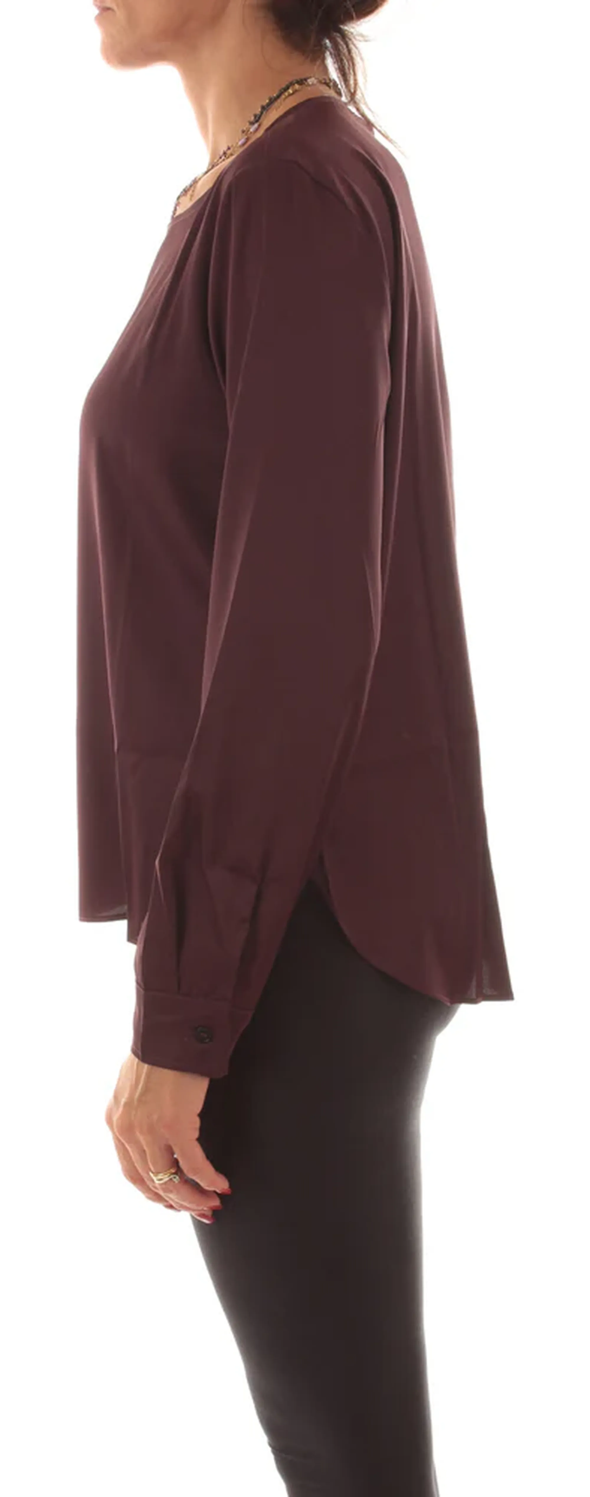 Linea Emme Marella Camicia Madera Bordeaux 2525116041 166893