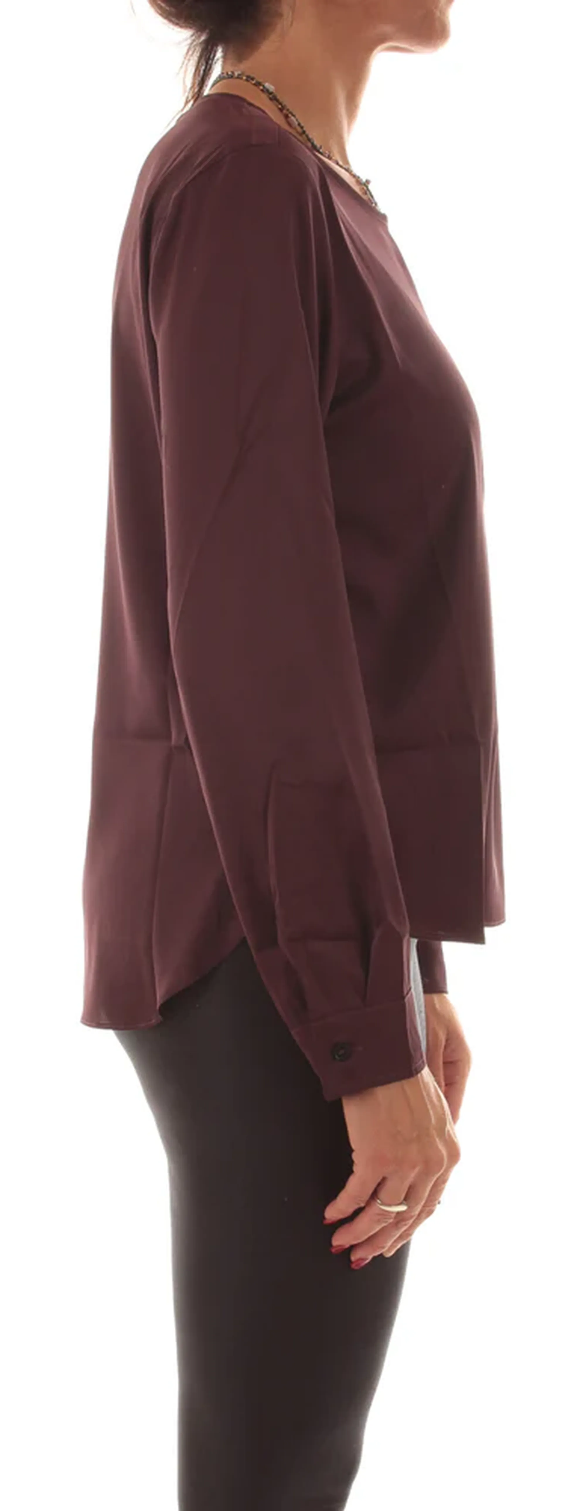 Linea Emme Marella Camicia Madera Bordeaux 2525116041 166895