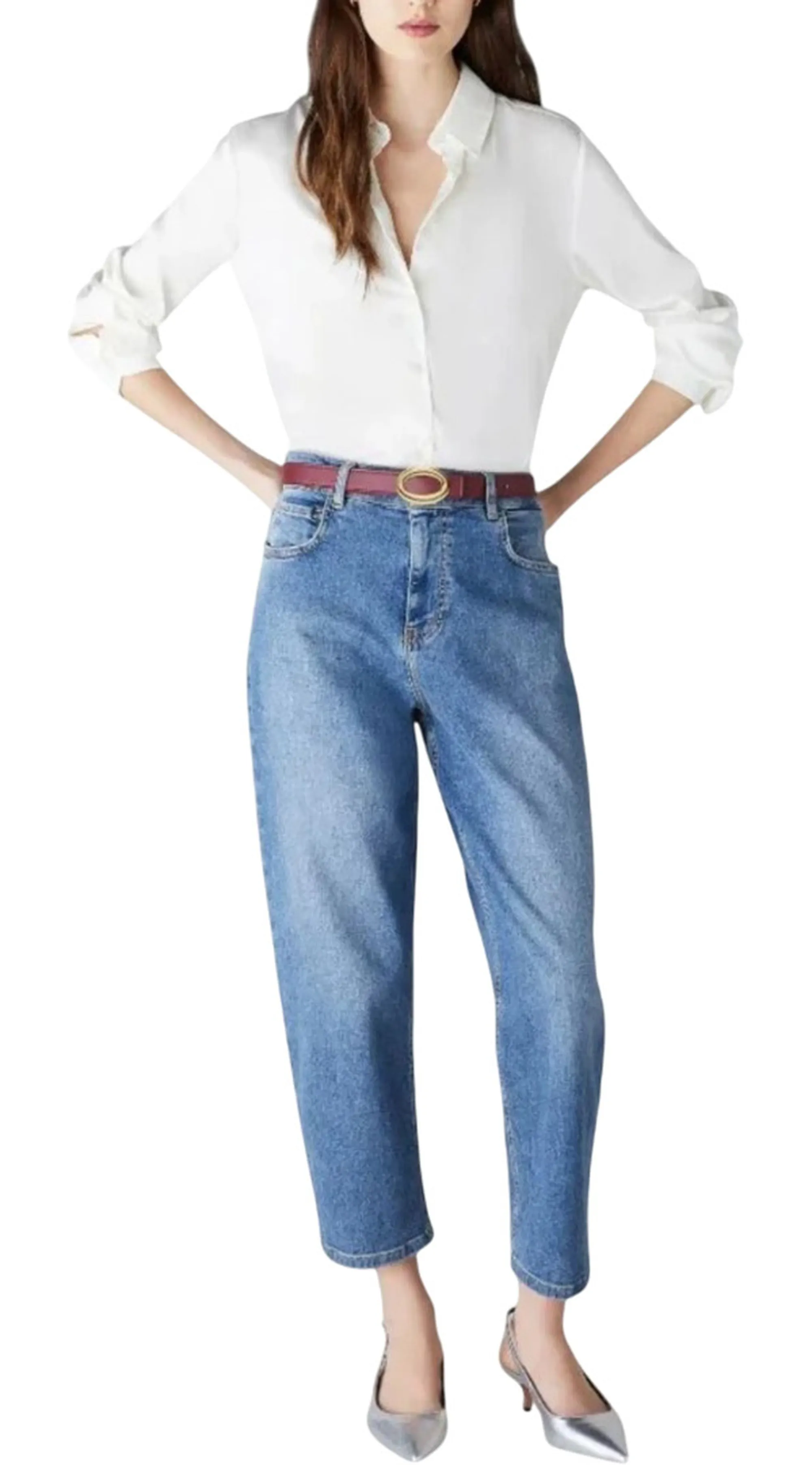 Linea Emme Marella B'Naples Shirt ' White 2525116051 167163