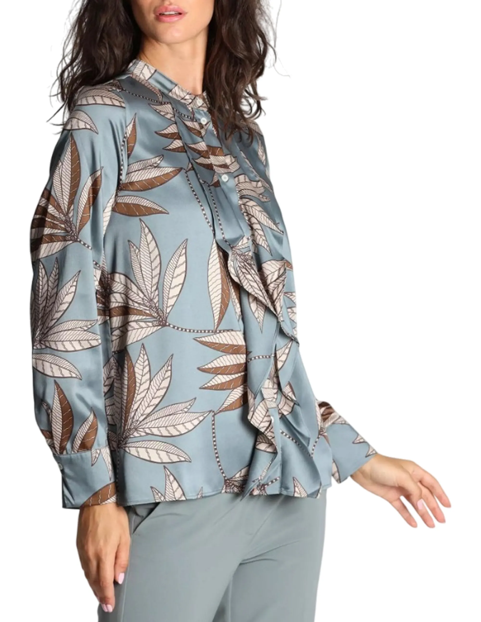 Linea Emme Marella Camicia Neon Carta Da Zucchero 2525116201 167082