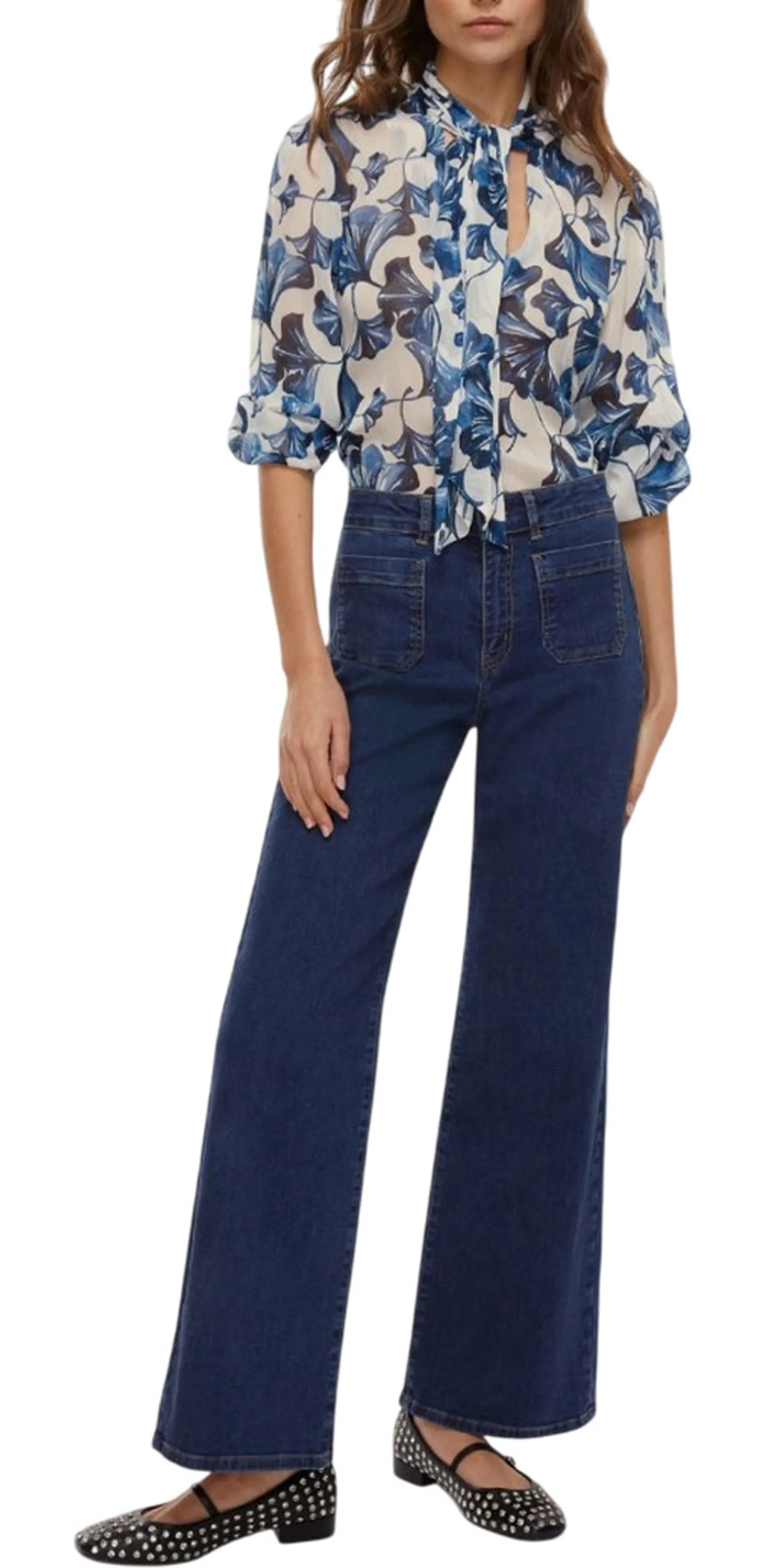 Linea Emme Marella B'Segovia Shirt ' Turquoise 2525116171 164731