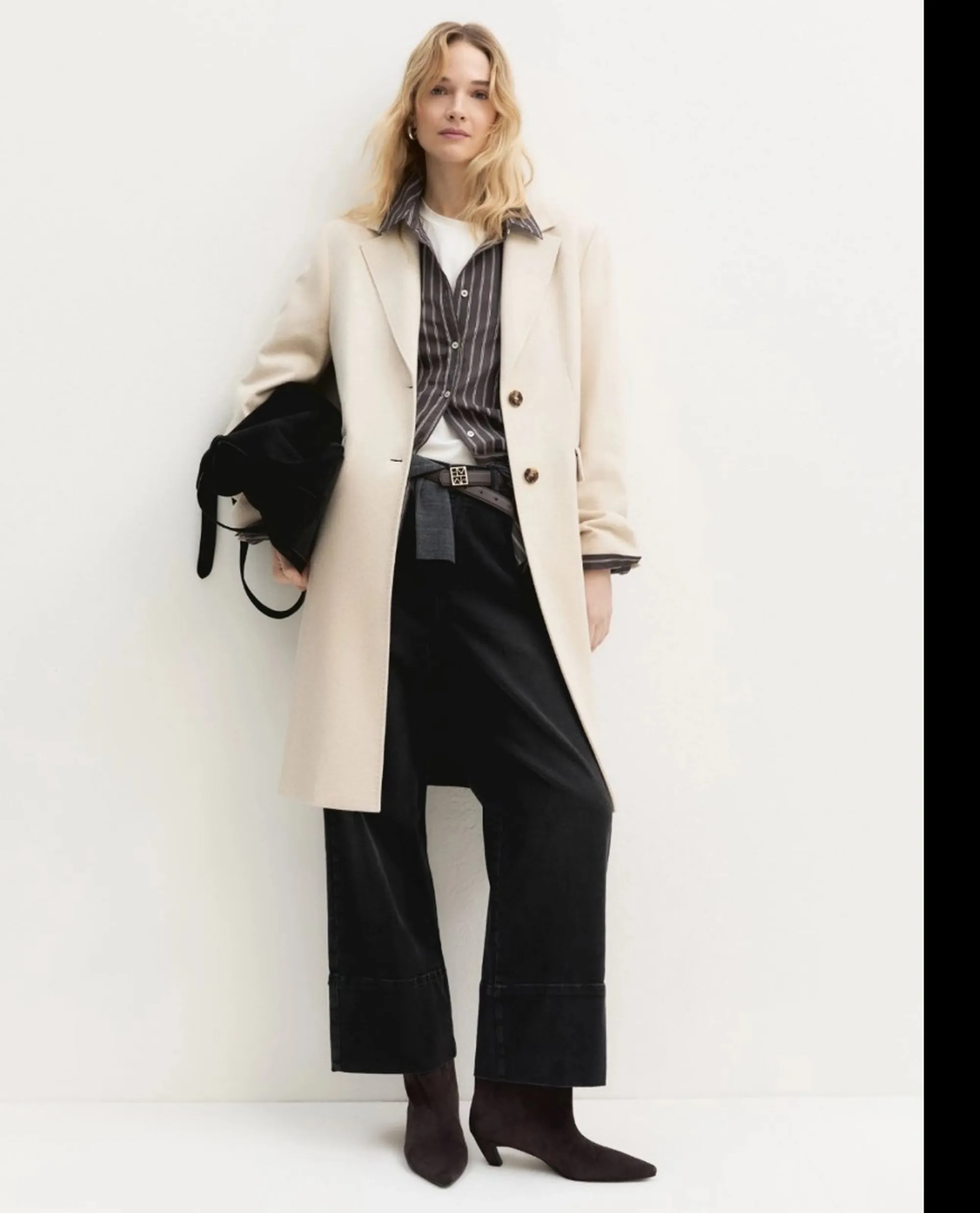 Linea Emme Marella B'Emmtritone Coat ' Ivory 2625906021 198101