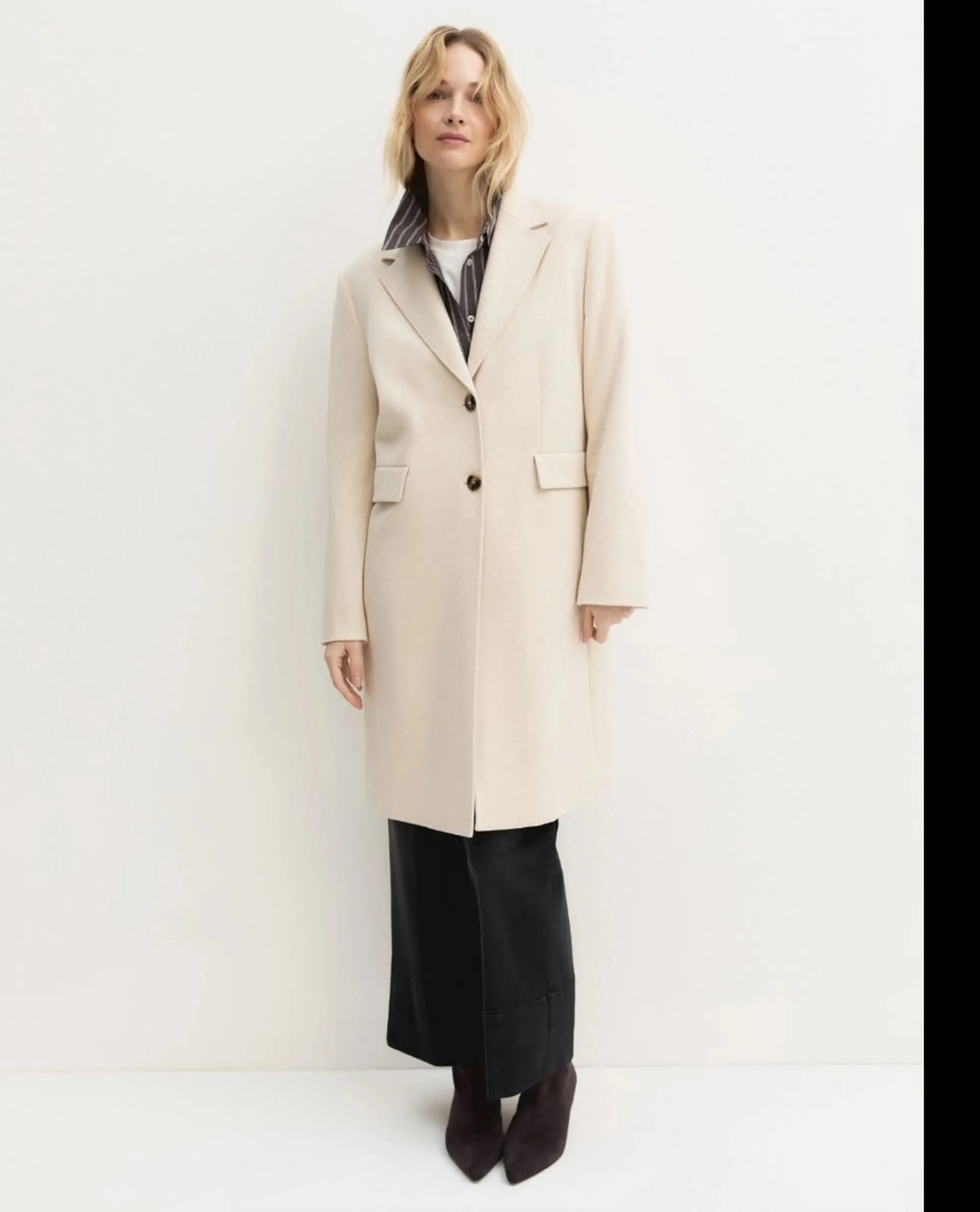 Linea Emme Marella B'Emmtritone Coat ' Ivory 2625906021 198103
