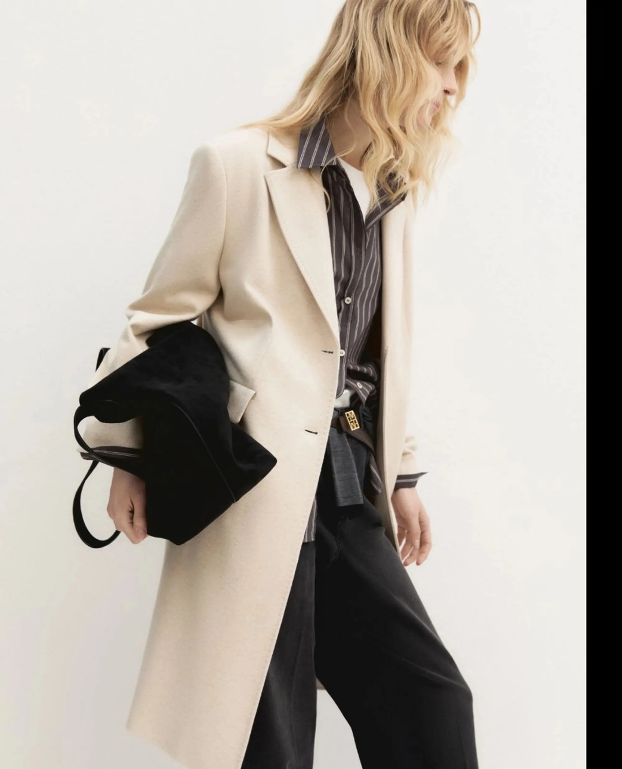 Linea Emme Marella B'Emmtritone Coat ' Ivory 2625906021 198104