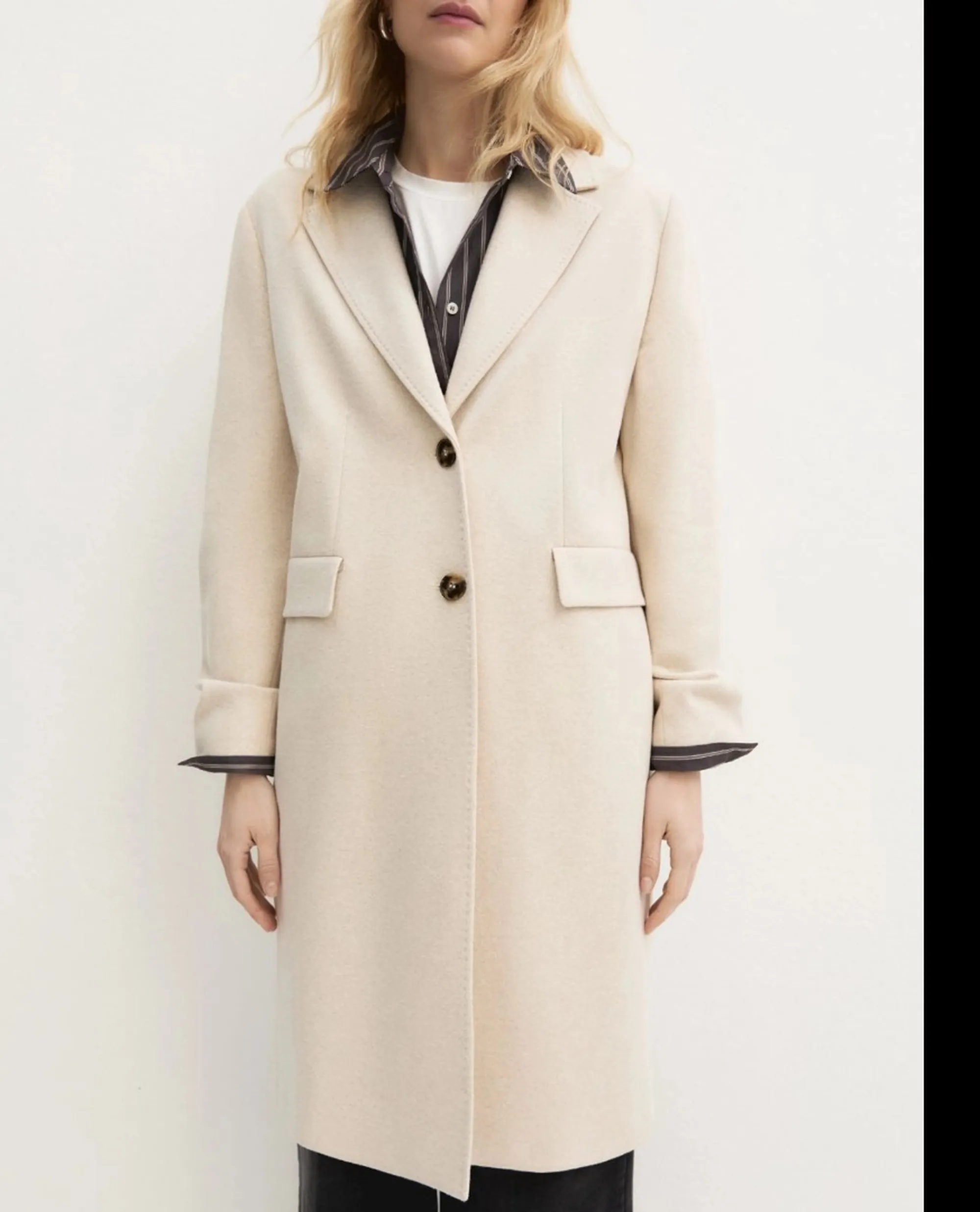 Linea Emme Marella B'Emmtritone Coat ' Ivory 2625906021 198105