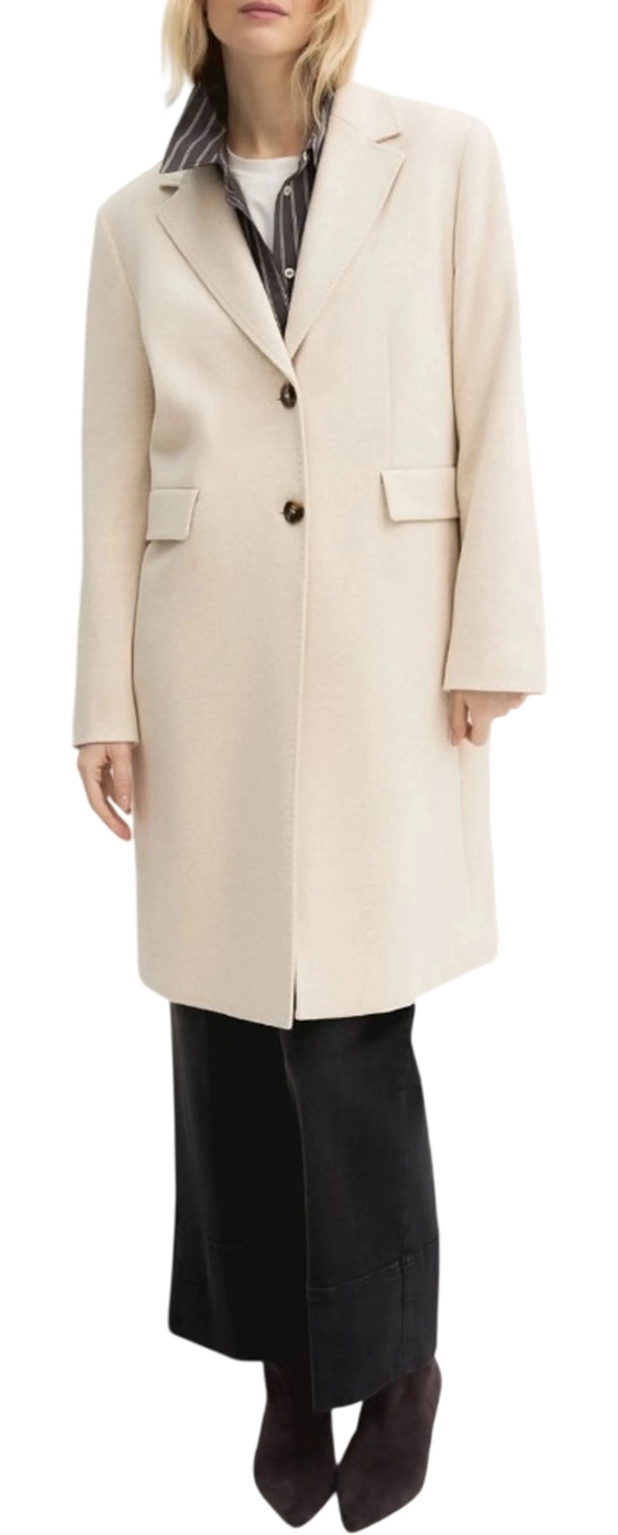 Linea Emme Marella B'Emmtritone Coat ' Ivory 2625906021 199211