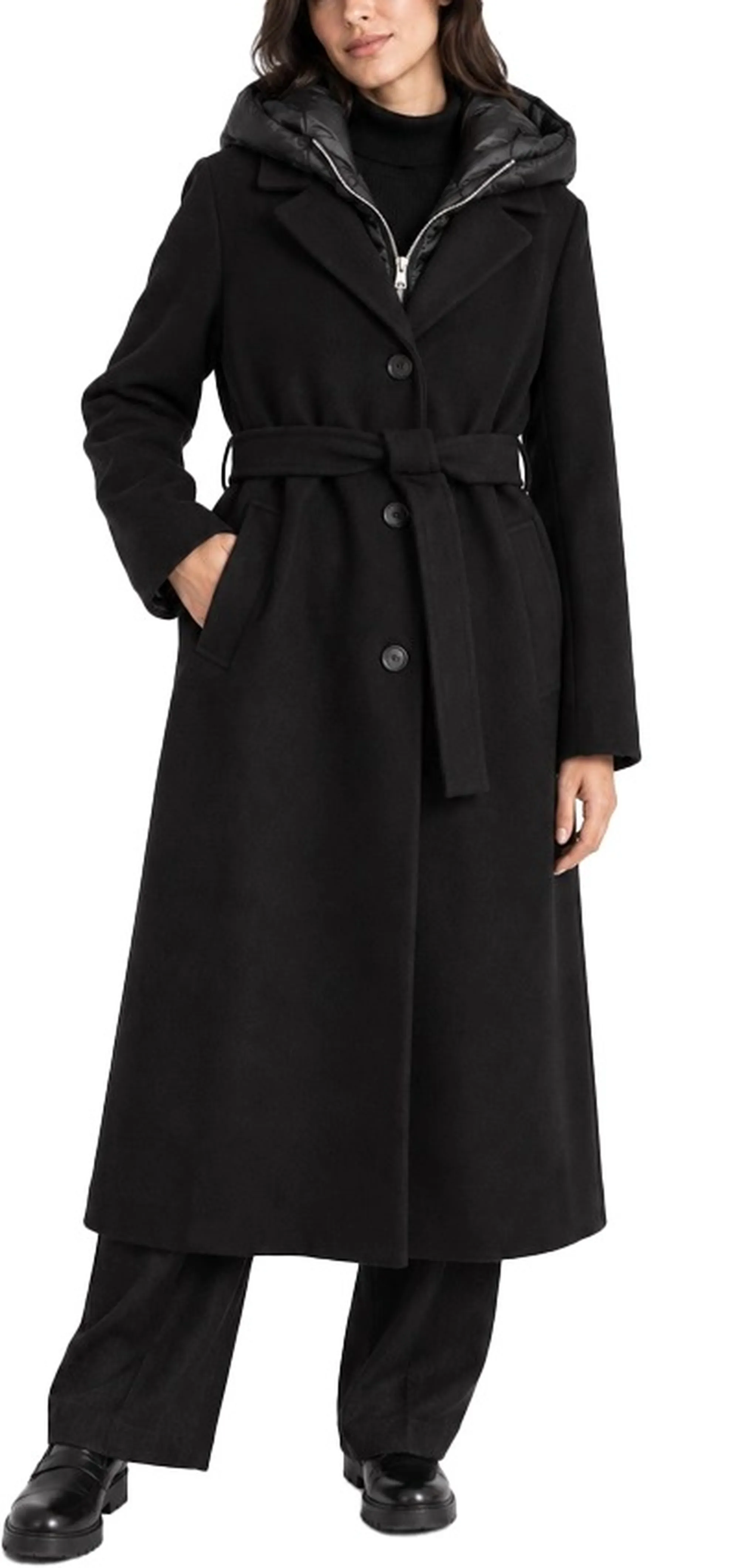 Linea Emme Marella B'Emmdesiderio Coat ' Black 2625496112 198339