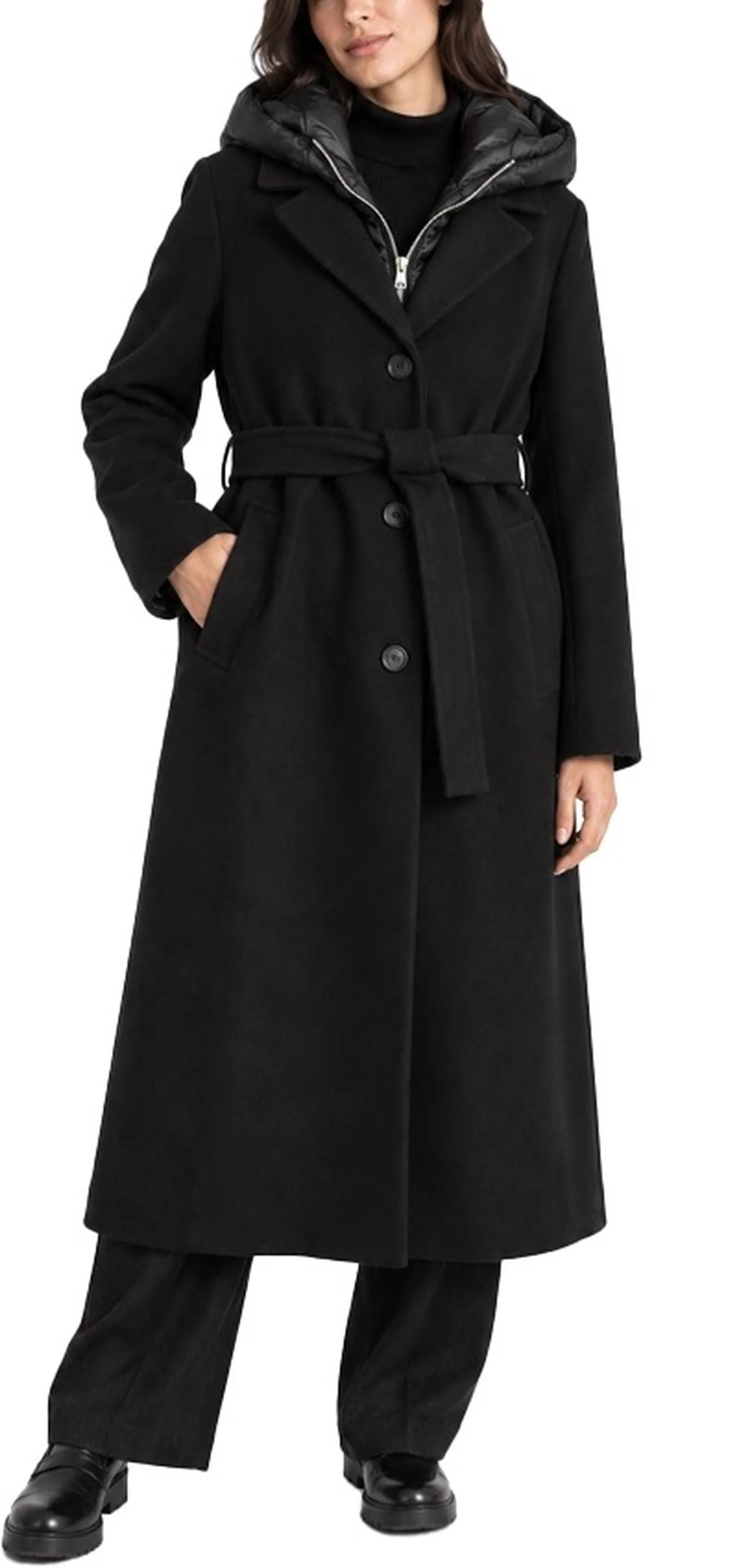 Linea Emme Marella Cappotto Emmdesiderio Nero 2625496112 198339
