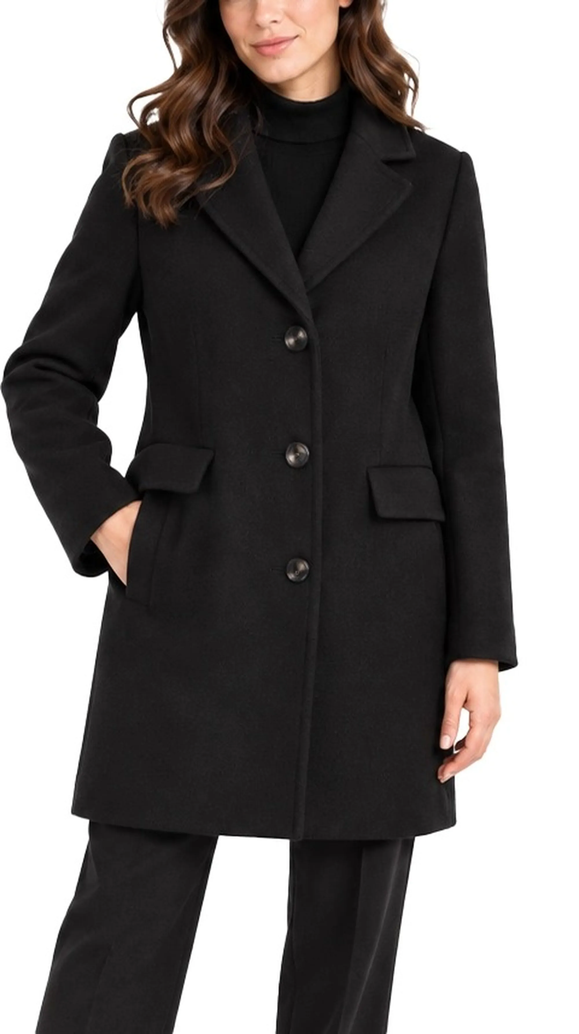 Linea Emme Marella B'Emmstagno Coat ' Black 2625906052 198341